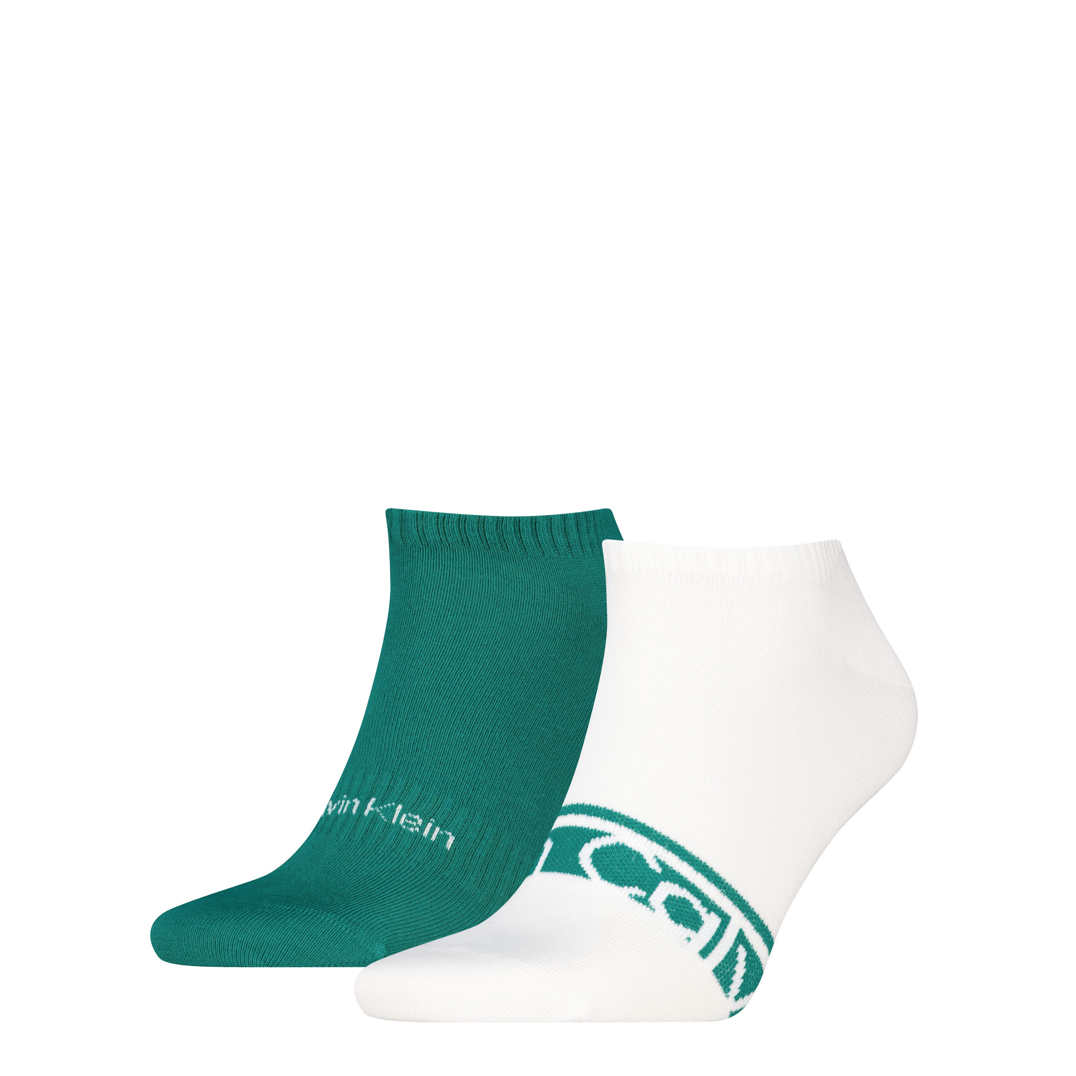 Calvin Klein Sneakersocken CK MEN SNEAKER 2P LOGO STRIPE (2 Paar) mit Logoschriftzug, Cotton-Mix
