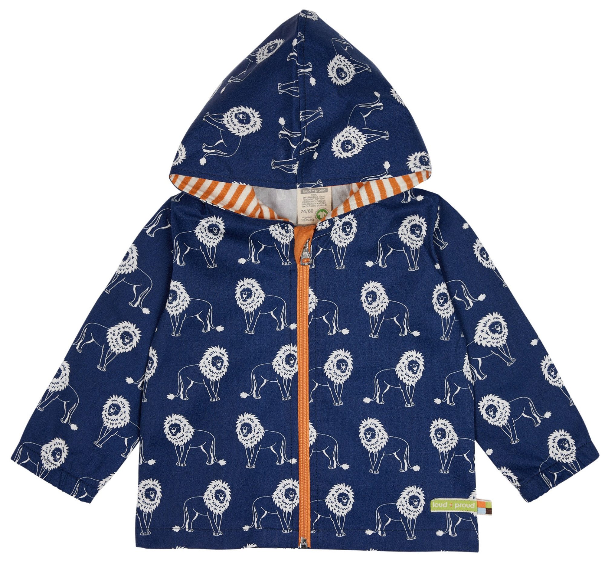 Outdoorjacke mit Druck, wasserabweisend