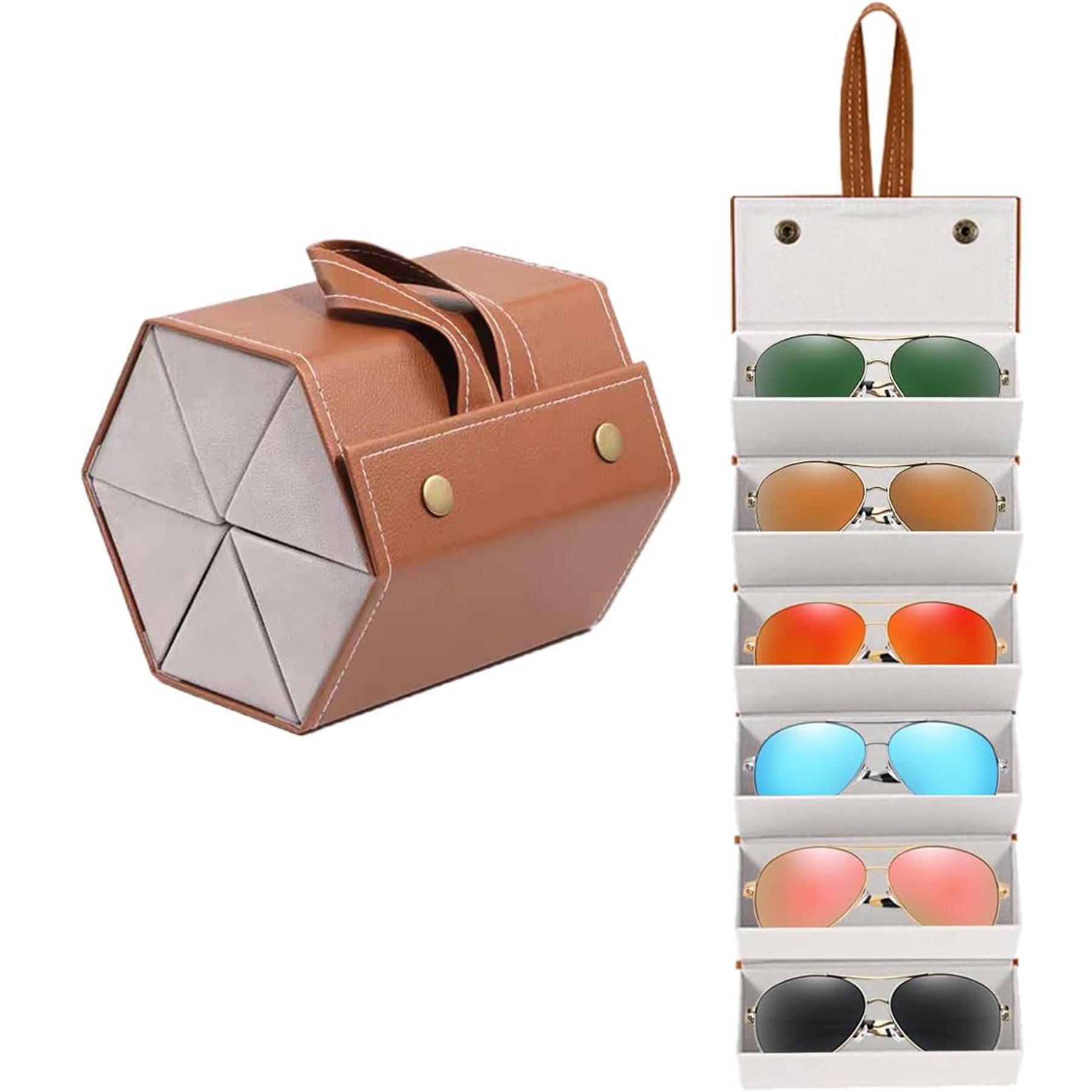 Mutig Brillenetui Aufbewahrungsbox Sonnenbrillen Brillenetui hardcase für 6 günstig online kaufen