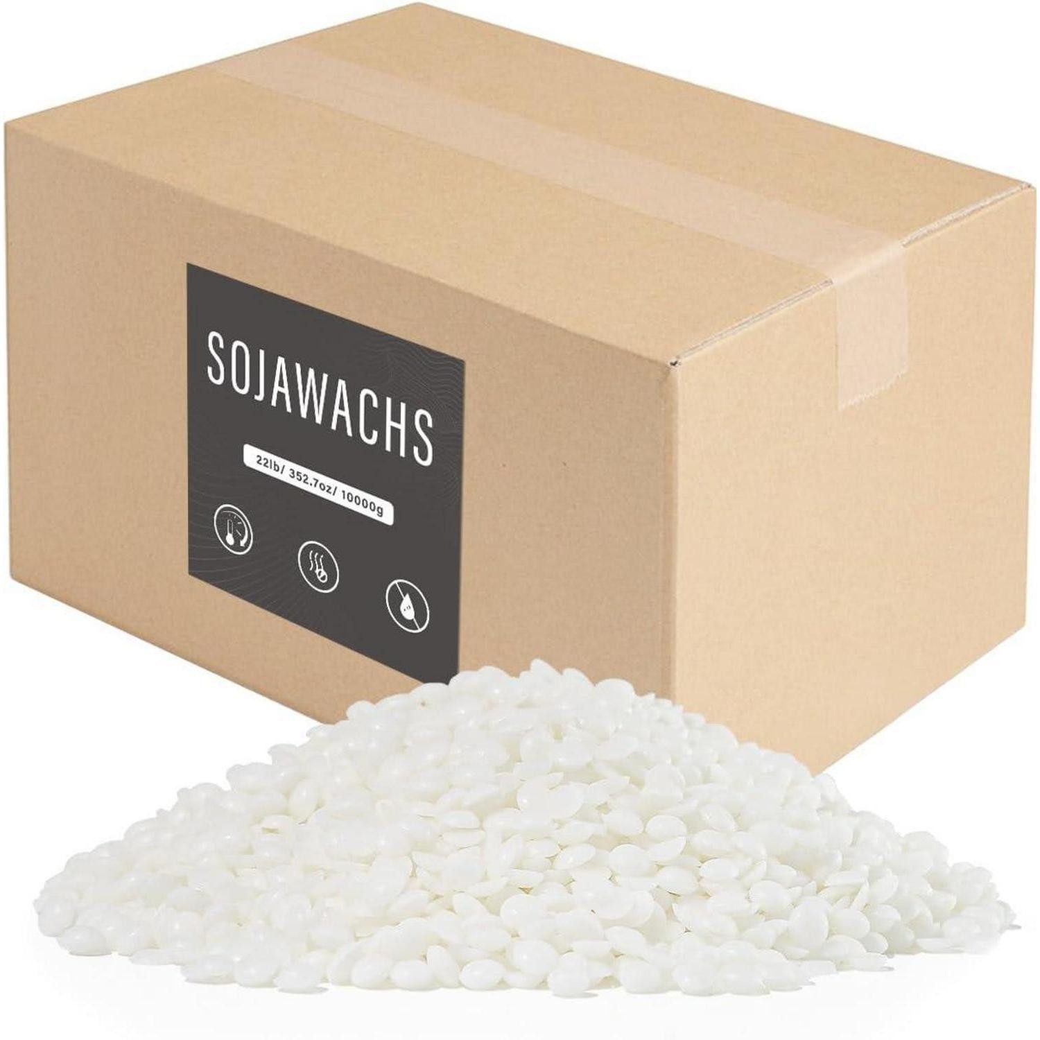 LuxusKollektion Formkerze Sojawachs Kerzen 100Prozent Bio ohne Zusatzstoffe 10KG