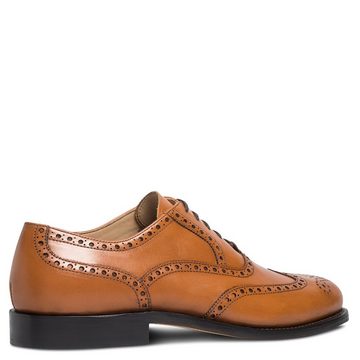 lászló Budapest Edward Rahmengenähter Full-Brogue Oxford Schnürschuh handgefertigt in eigener Manufaktur