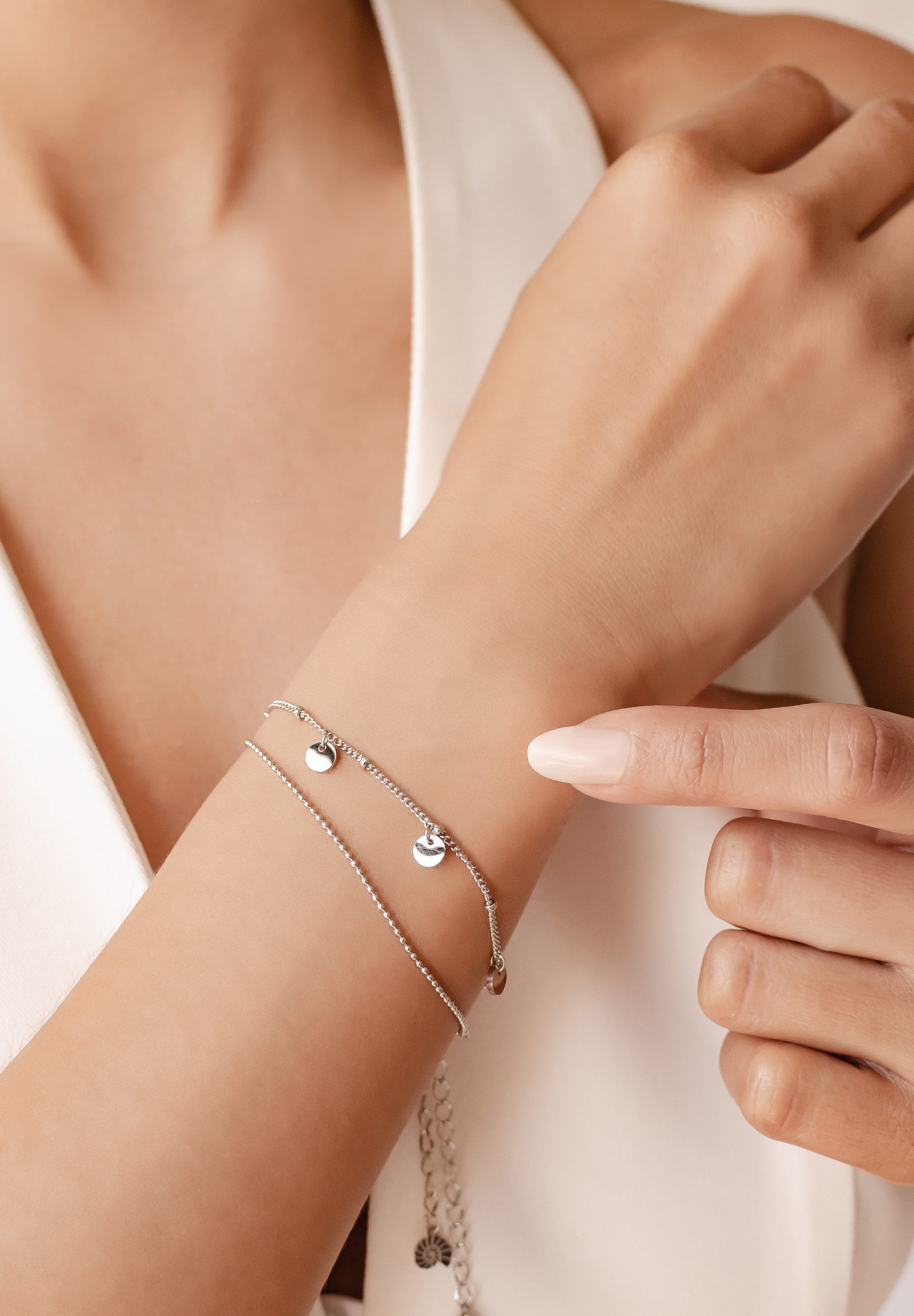 Hey Happiness Charm-Armband Set Geo Damen günstig online kaufen