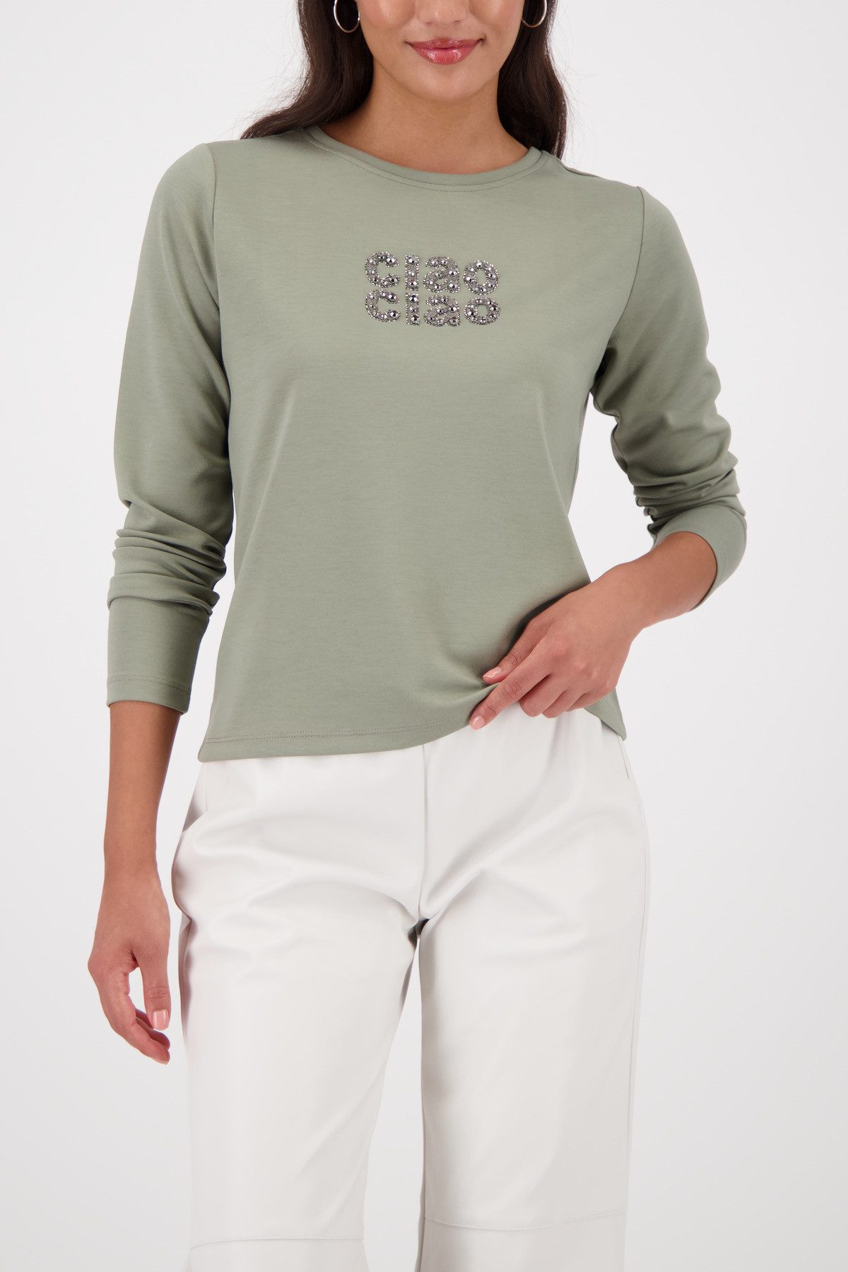 Monari Kurzarmpullover