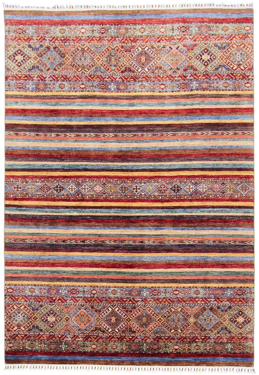 Orientteppich Arijana Shaal 175x254 Handgeknüpfter Orientteppich, Nain Trading, rechteckig, Höhe: 5 mm