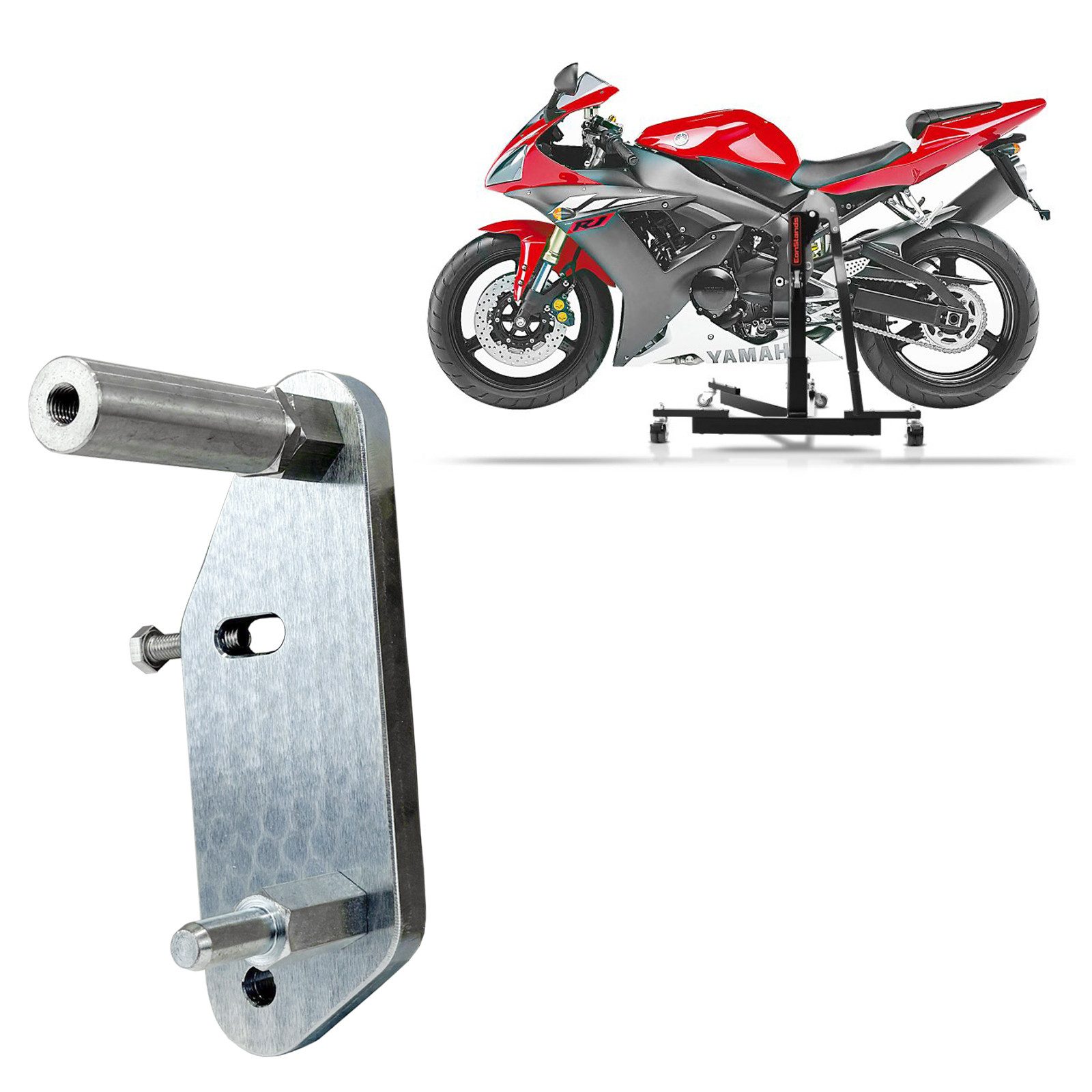ConStands Motorradheber Adapterplatte für # Power Classic / Evo für Yamaha YZF-R1 98-03