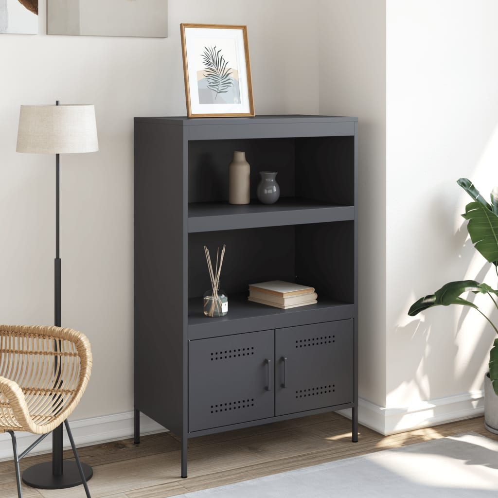 vidaXL Highboard Highboard Anthrazit 68x39x113 cm günstig online kaufen