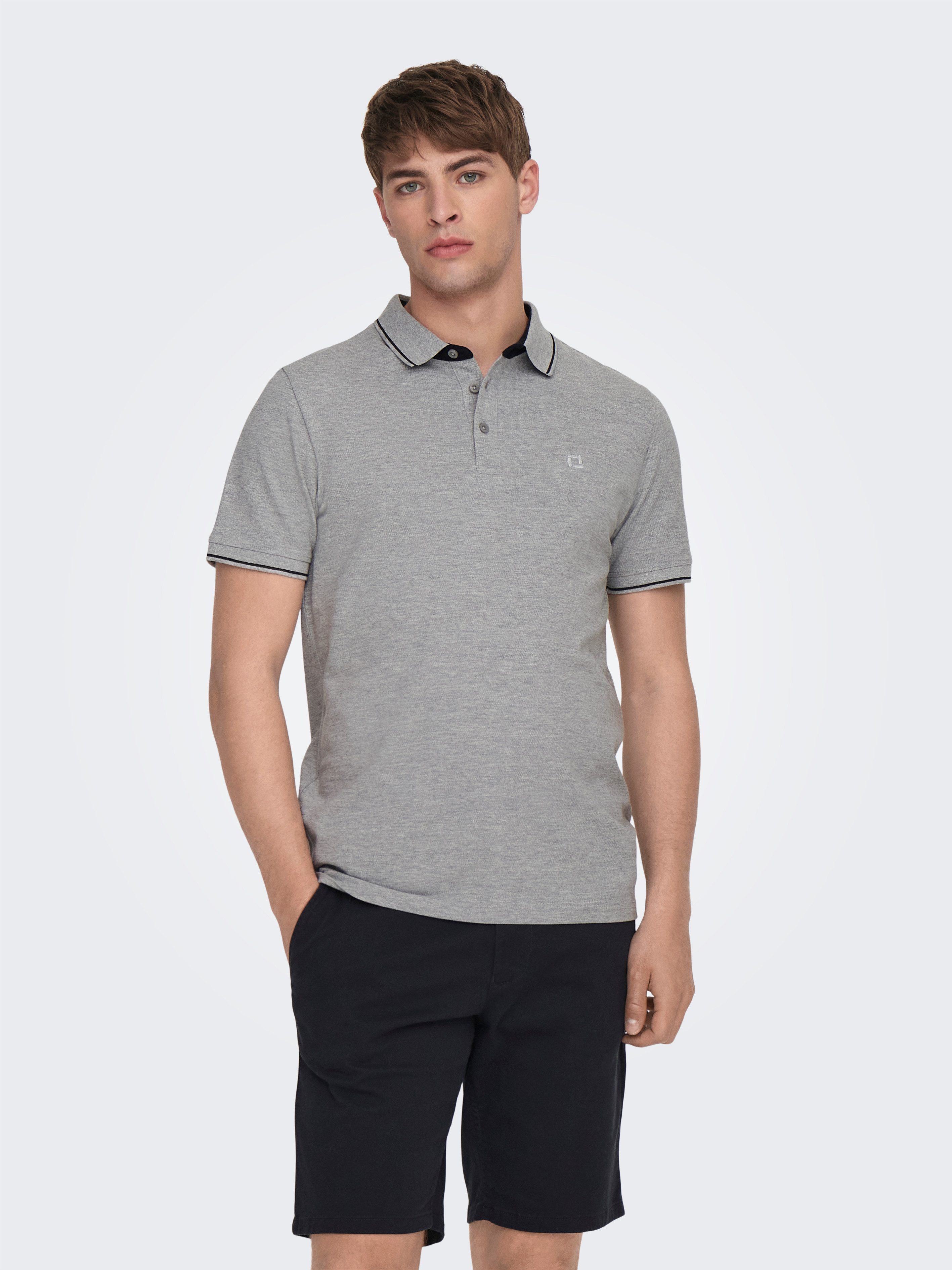 ONLY & SONS Poloshirt ONSFLETCHER SLIM SS POLO NOOS günstig online kaufen