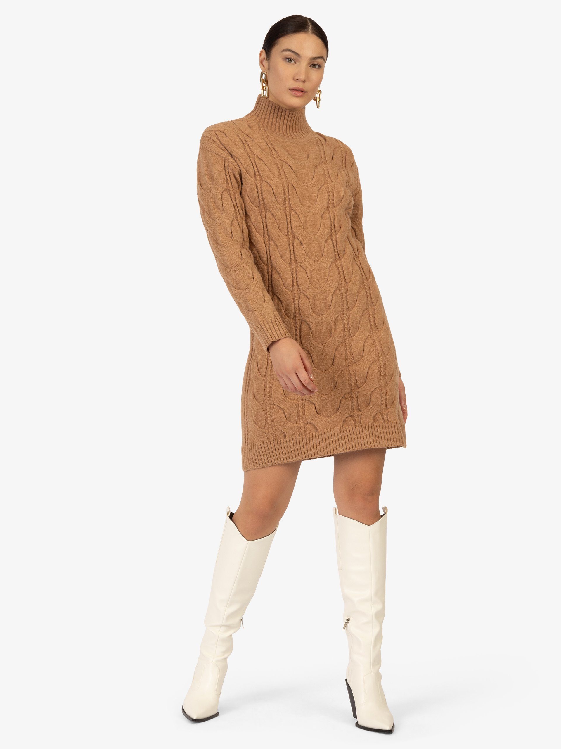 Kraimod Strickkleid mit Rollkragen günstig online kaufen