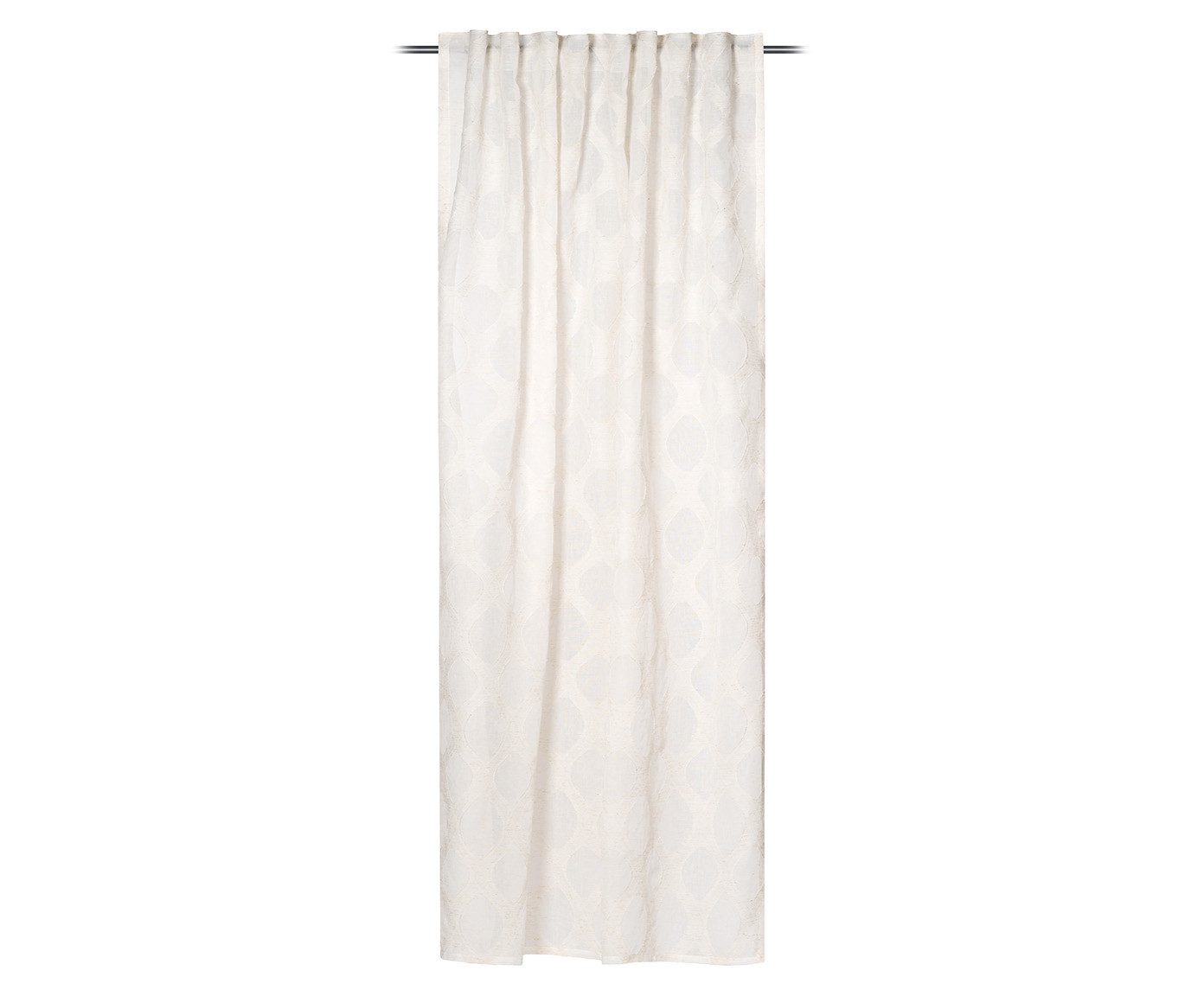 Gözze Vorhang GÖZZE Schlaufenschal AMIRA creme BH 140x245 cm beige Vorhang