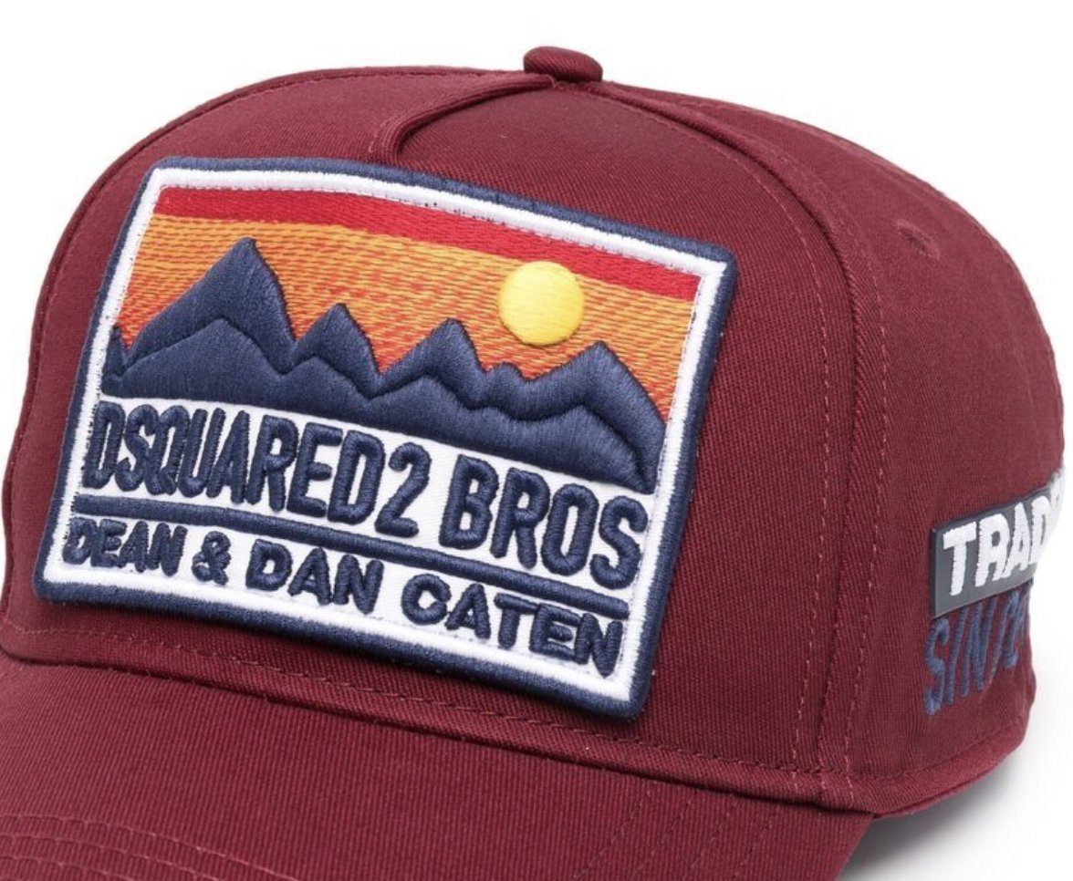 Dsquared2 Baseball Cap DS-207-Dunkelrot