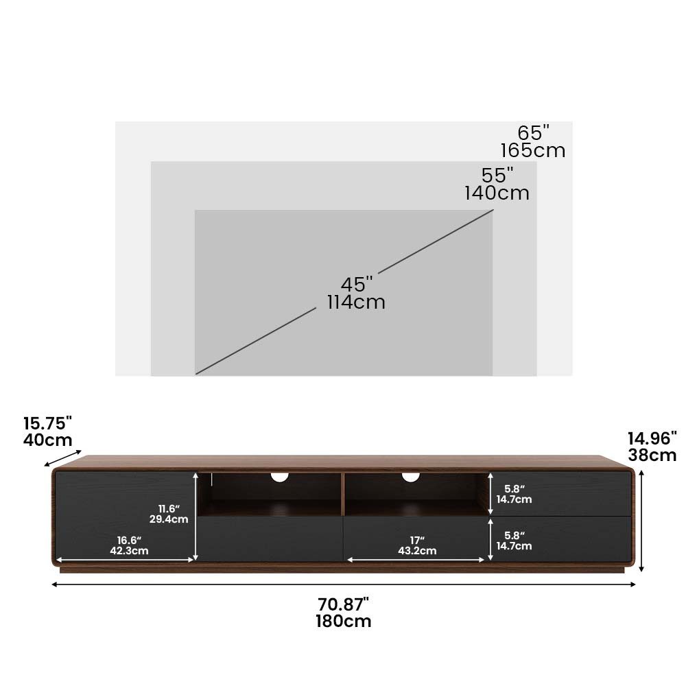 POVISON TV-Schrank Lowboard, TV Möbel, Fernseher günstig online kaufen
