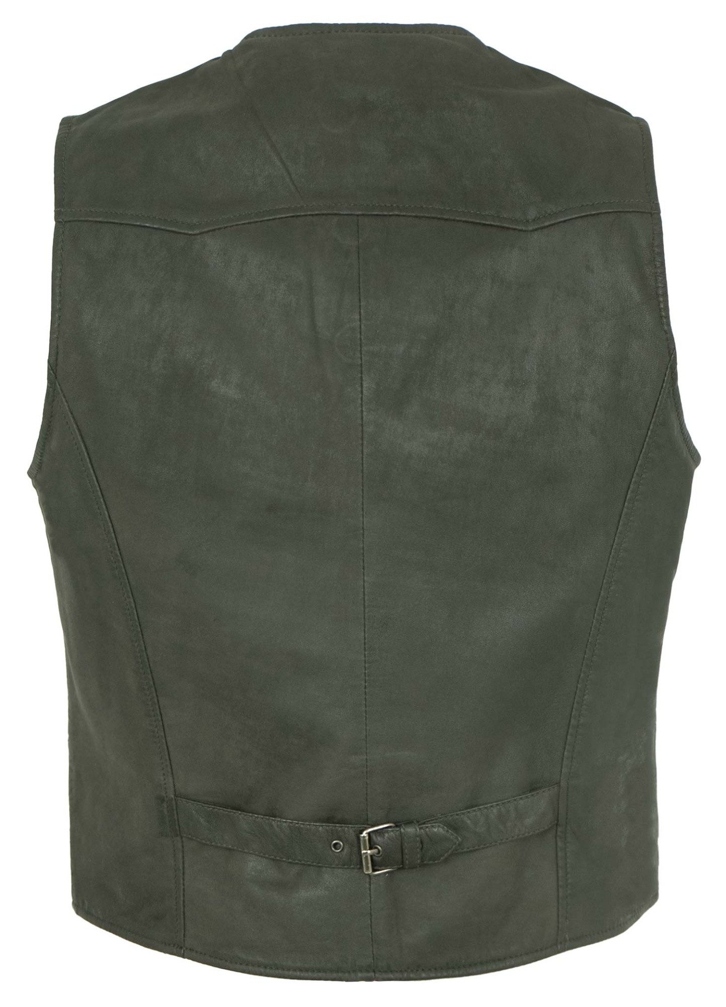 Maddox Lederweste Emilio MADDOX - Herren Lederweste Lammnubuk olive günstig online kaufen