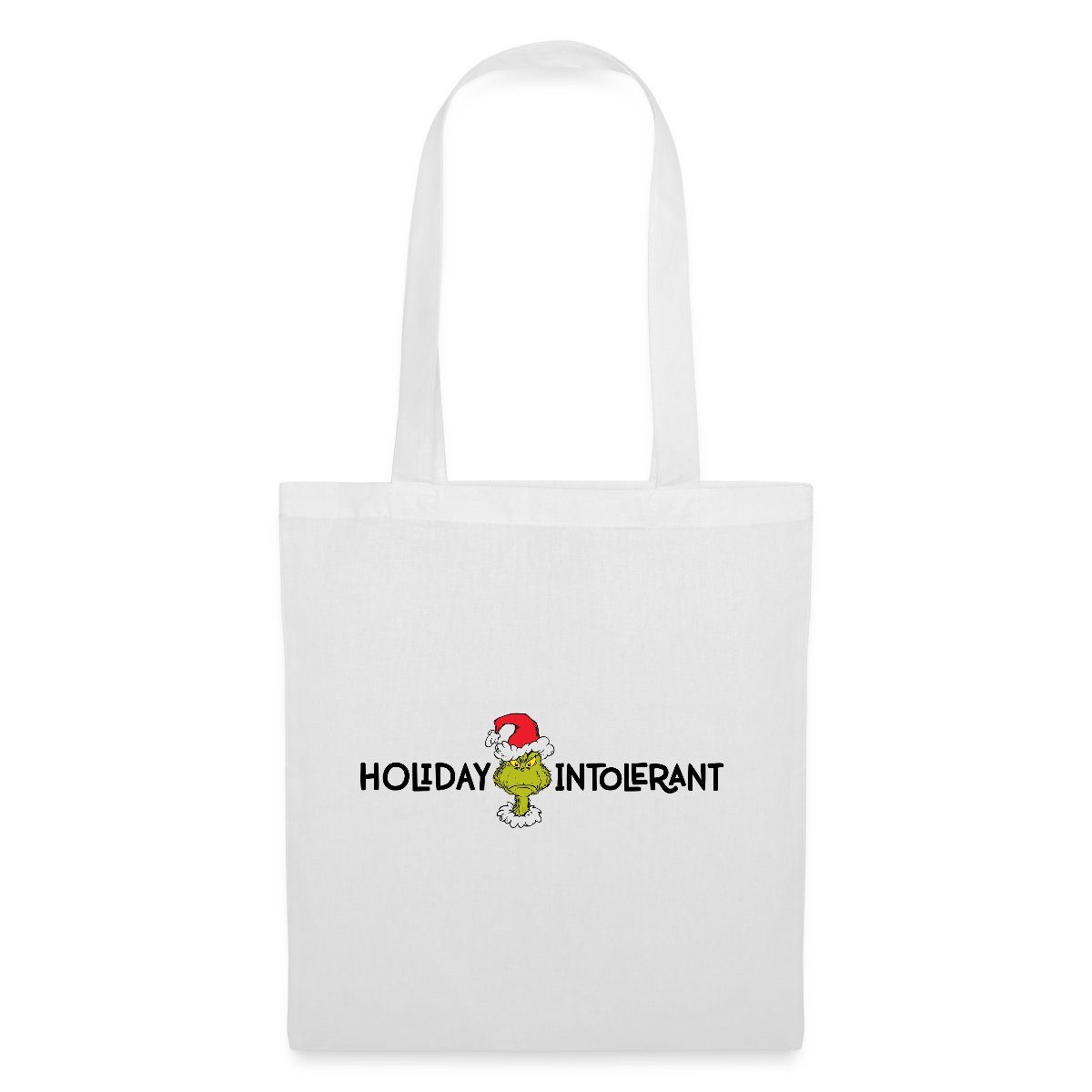 Henkeltasche Der Grinch Statement Holiday Intolerant Stoffbeutel