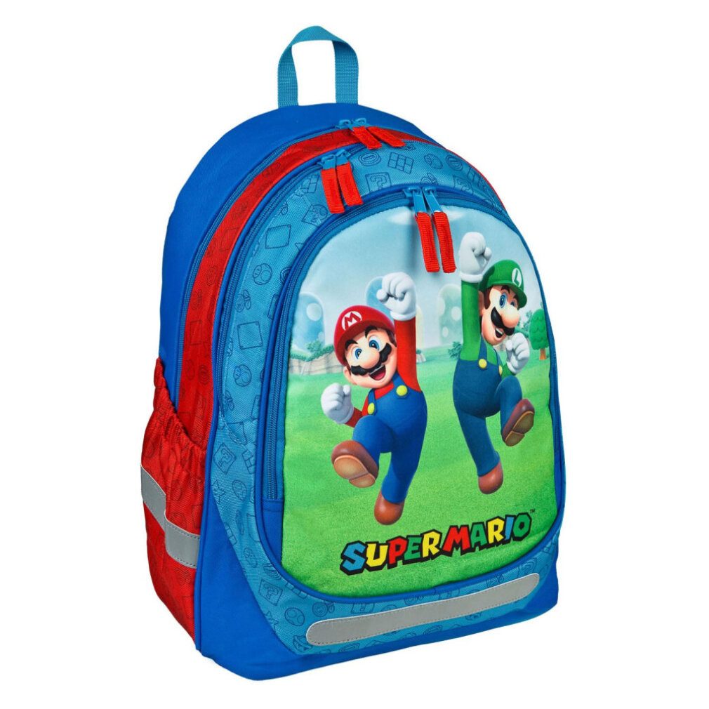 Kids Euroswan Rucksack Super Mario Großer Rucksack 43cm