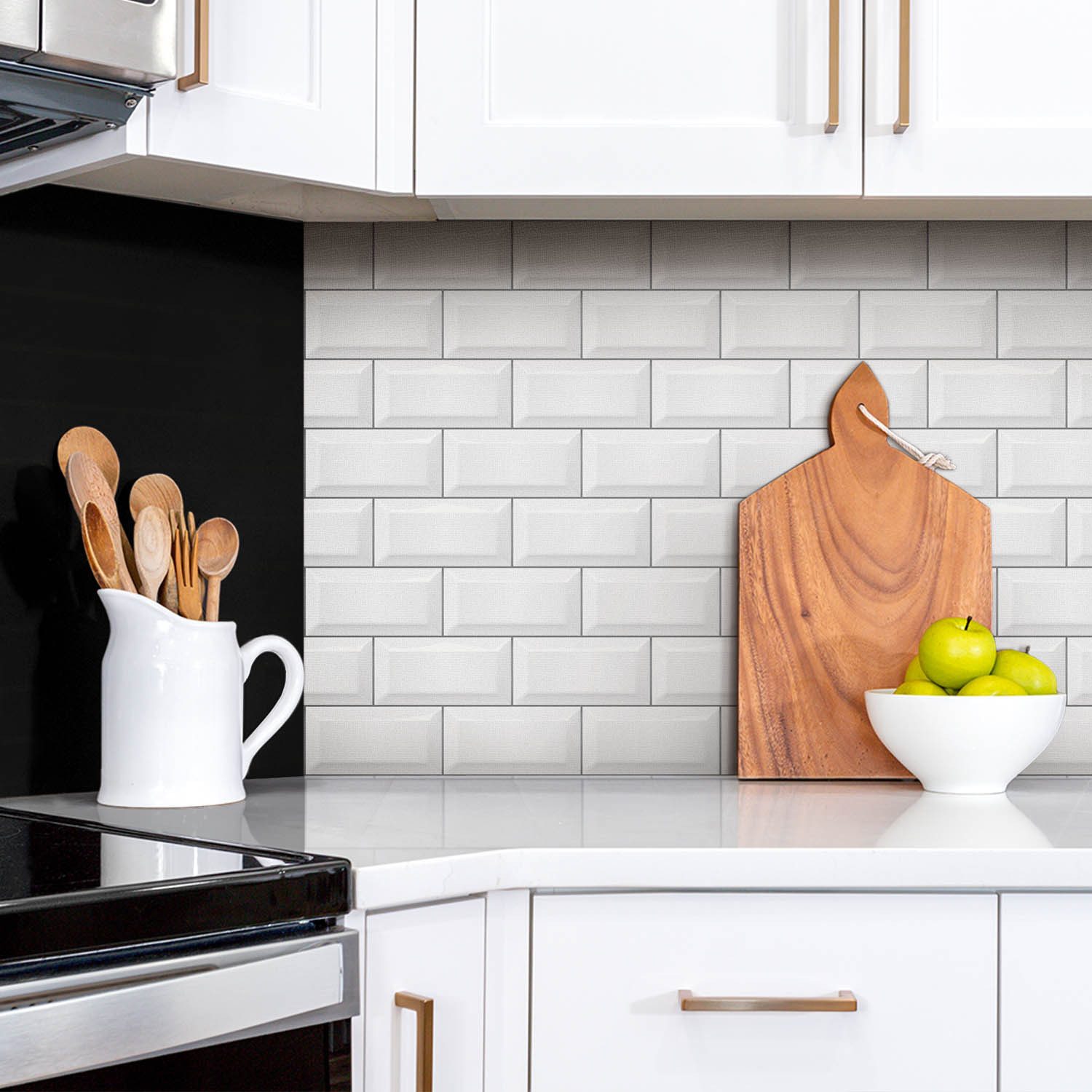 Tulup Wandpaneel Küchenrückwand Moderne Ziegel 100x50cm günstig online kaufen