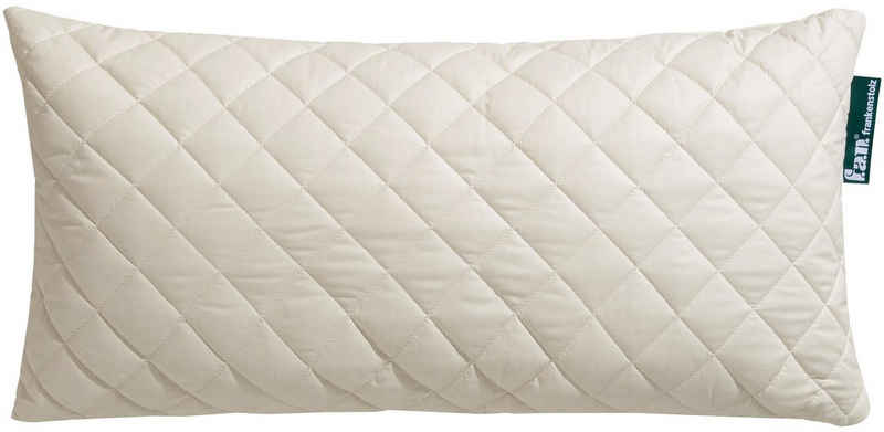 Naturfaserkissen »Wolle Anti Milbe«, f.a.n. Schlafkomfort, Füllung: 97% Wolle, 3% sonstige Fasern, Bezug: 100% Baumwolle, reizfreier Schlafkomfort durch Milben-Ausrüstung