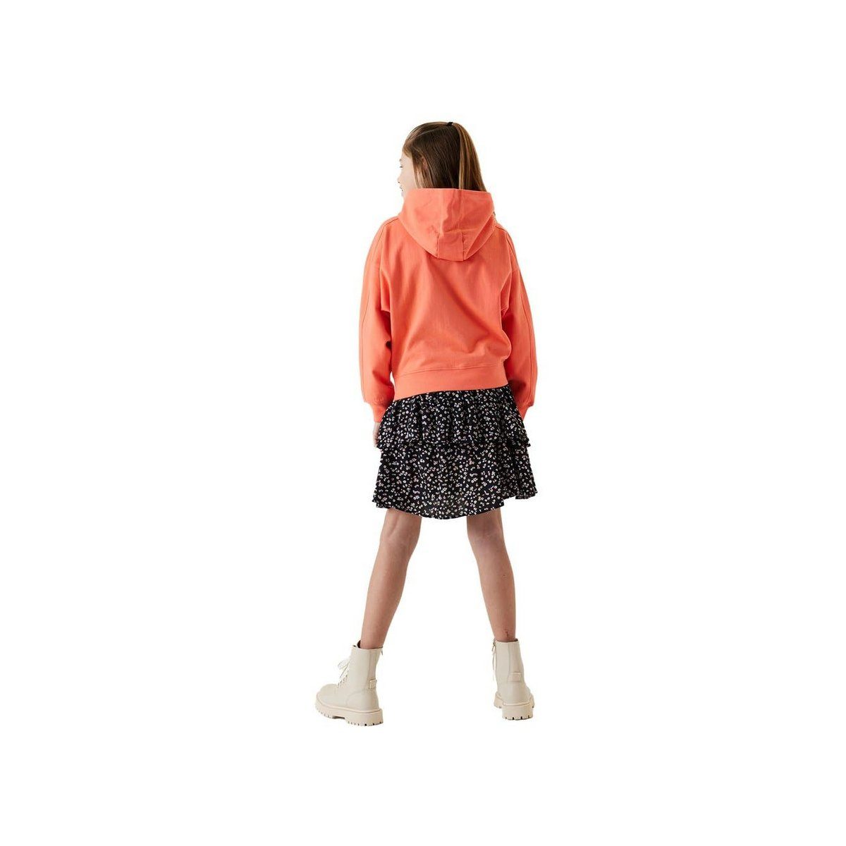GARCIA JEANS Garcia Rundhalspullover orange passform textil (1-tlg)