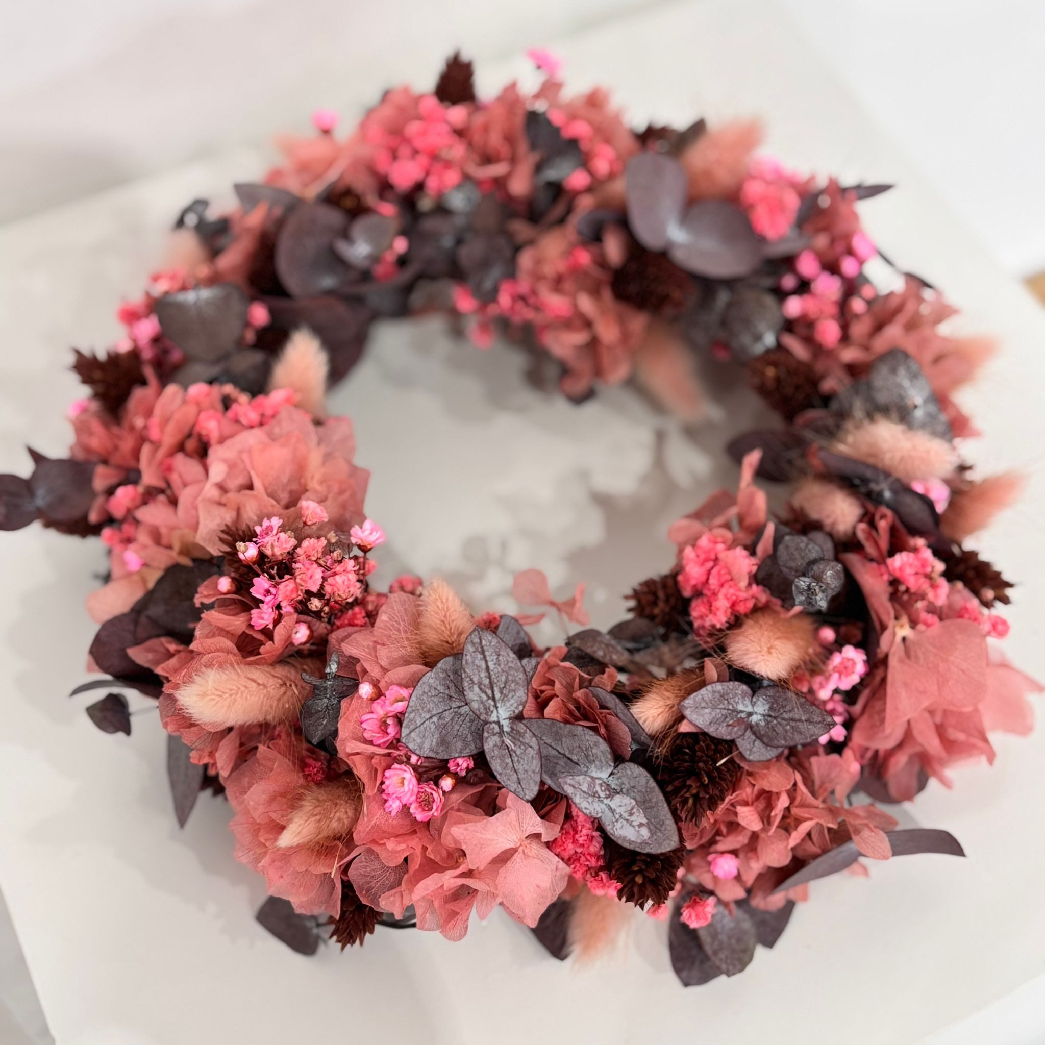 LYKKE & You Dekokranz Trockenblumenkranz Touch of Pink Mini