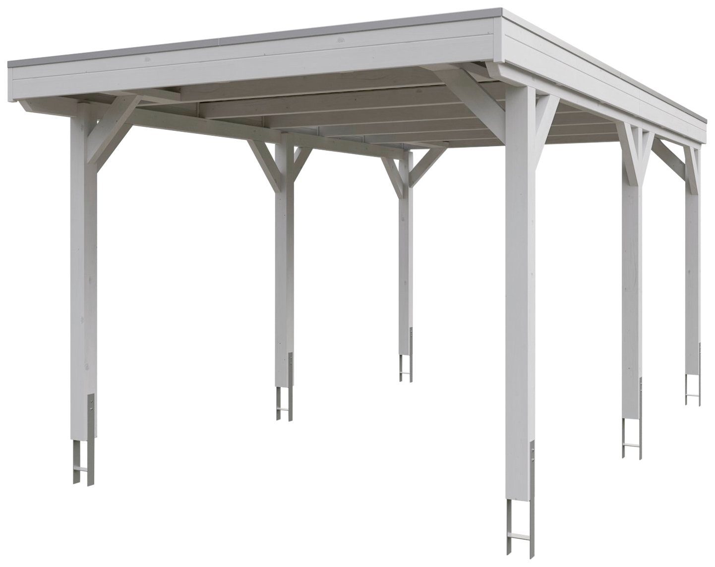 Skanholz Einzelcarport BxT: 289 EPDM-Dach mit Einfahrtshöhe, cm 321x554 cm, Grunewald