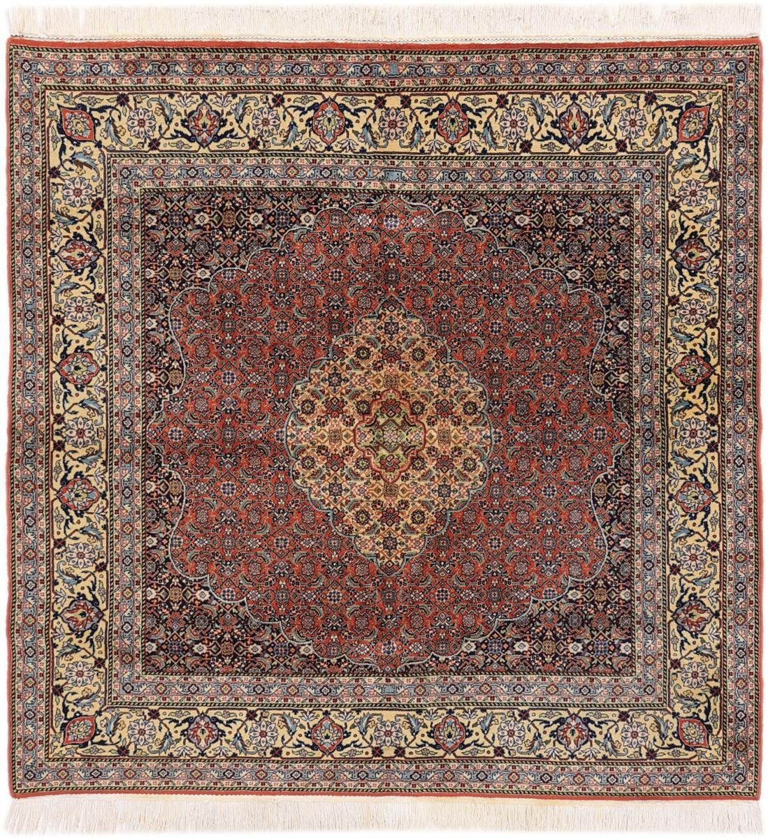 Orientteppich Indo Quadratisch, Täbriz 220x220 Nain Höhe: rechteckig, 12 Handgeknüpfter Orientteppich Trading, mm