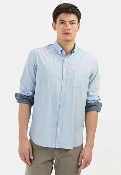 camel active Langarmhemd mit But­ton-down-Kra­gen Button-Down