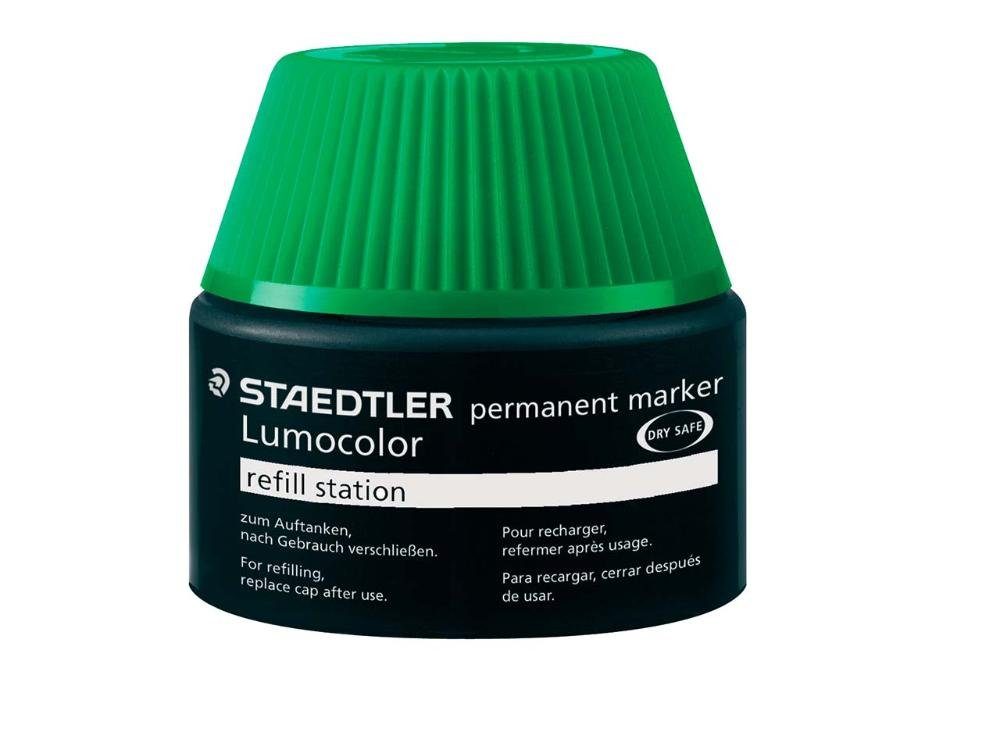 Refill Staedtler Permanent-Marker für 3 STAEDTLER grün 'Lumocolor Marker