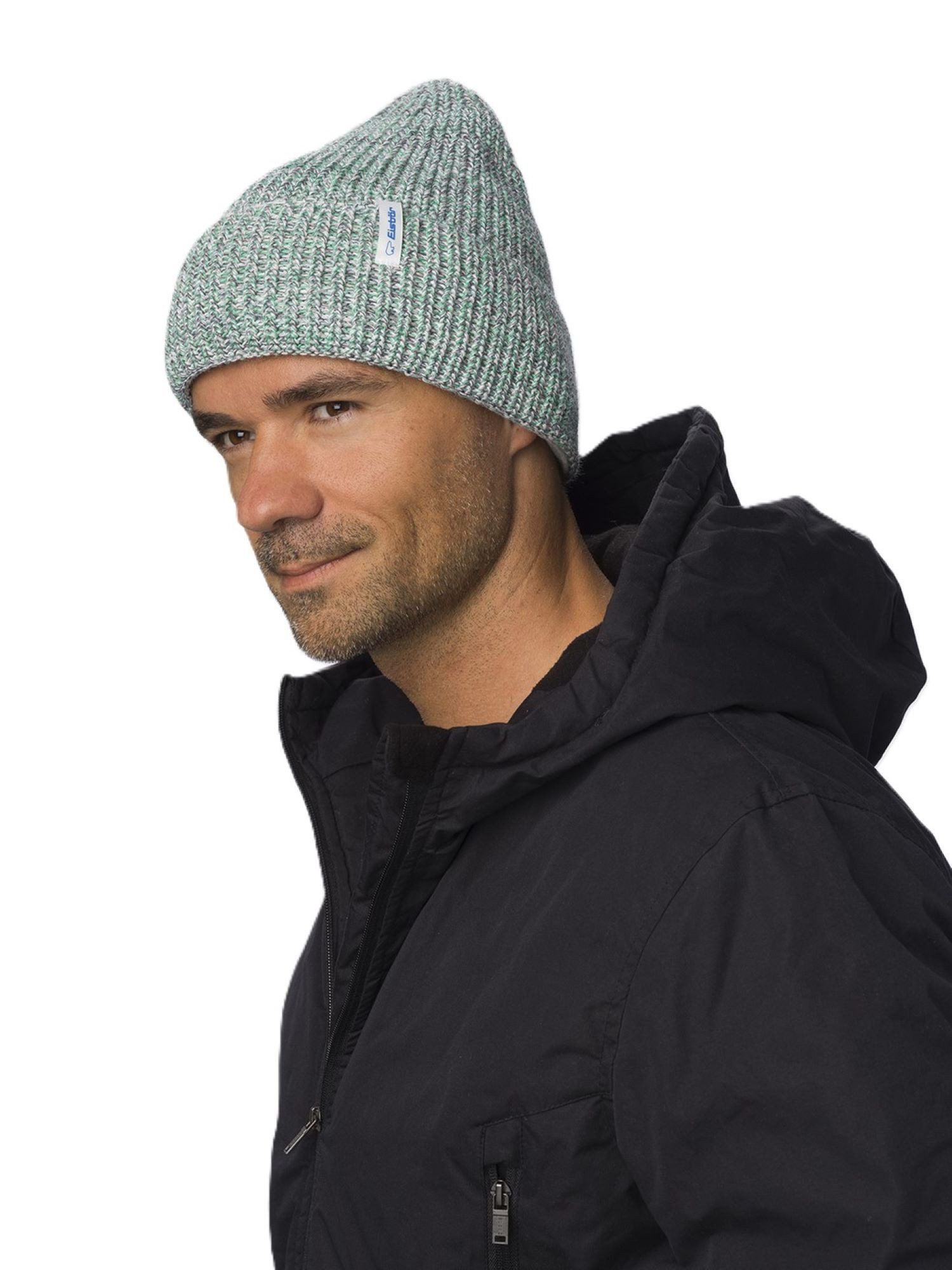 Eisbär Beanie Wintermütze (Beanie, Merinomix) Swell mintgrün meliert - 1 Stück