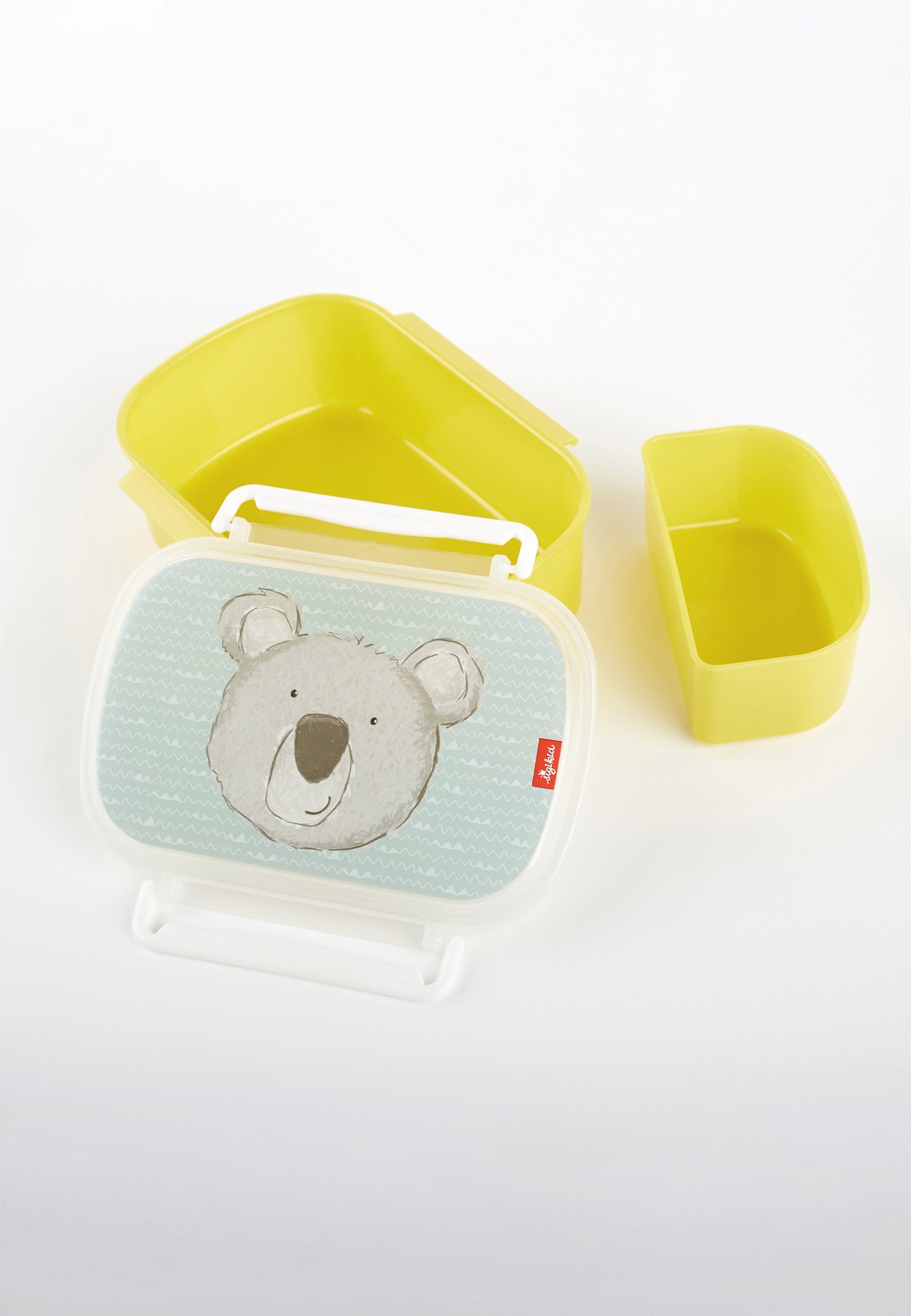 Sigikid Lunchbox Brotdose Kinder Polypropylen, Lunchbox Rohkostschälchen, mit 100% (1-tlg) hellgrün