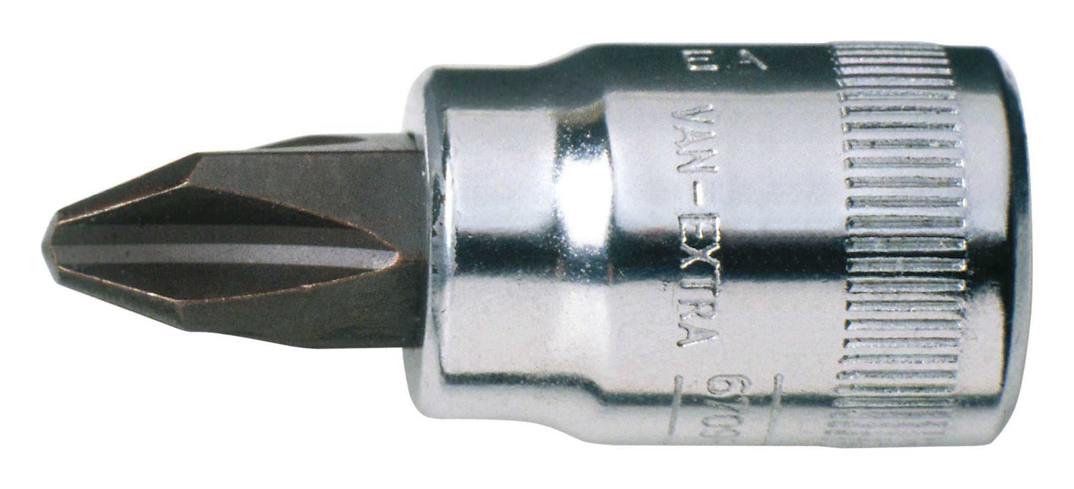 BAHCO Kreuzschlitz-Bit, Schraubendreher-Einsatz 1/4" PH3