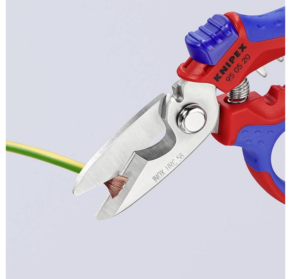 Thumbnail - Knipex Trennscheibe Knipex Gewinkelte Elektrikerschere mit Mehrkomponenten-Hüllen, glasfas