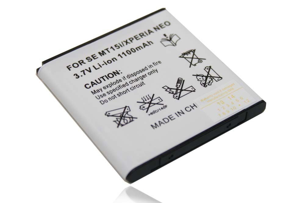 1100 Li-Ion vhbw V) SS mAh (3,7 Sony-Ericsson Nanhu Smartphone-Akku kompatibel DS, mit