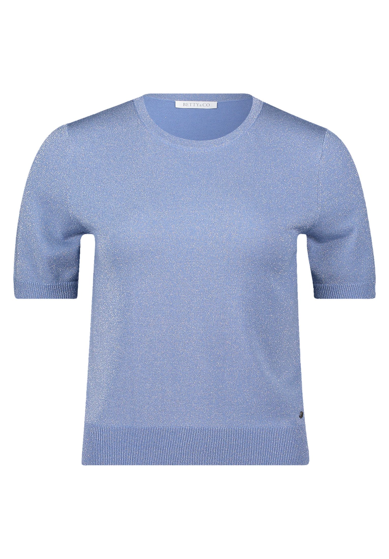 Betty&Co Kurzarmshirt Damen mit Lurexfaden (1-tlg) günstig online kaufen