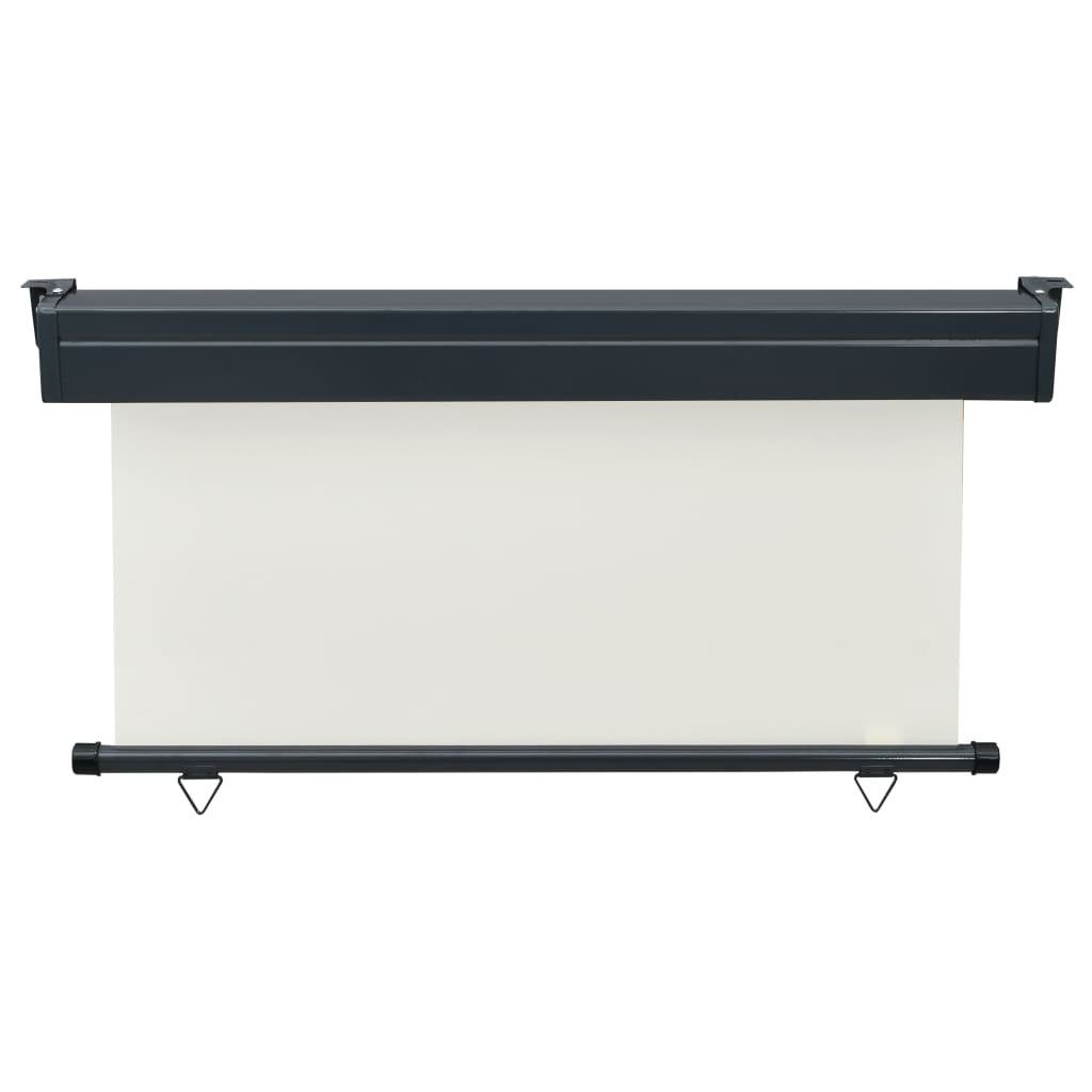 vidaXL Seitenmarkise BalkonSeitenmarkise 140 250 cm Creme