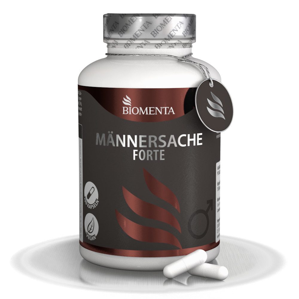 BIOMENTA Männersache Forte - 150 Kapseln - Maca, Muira Puama, Damiana uvm. Kapseln, 108 g