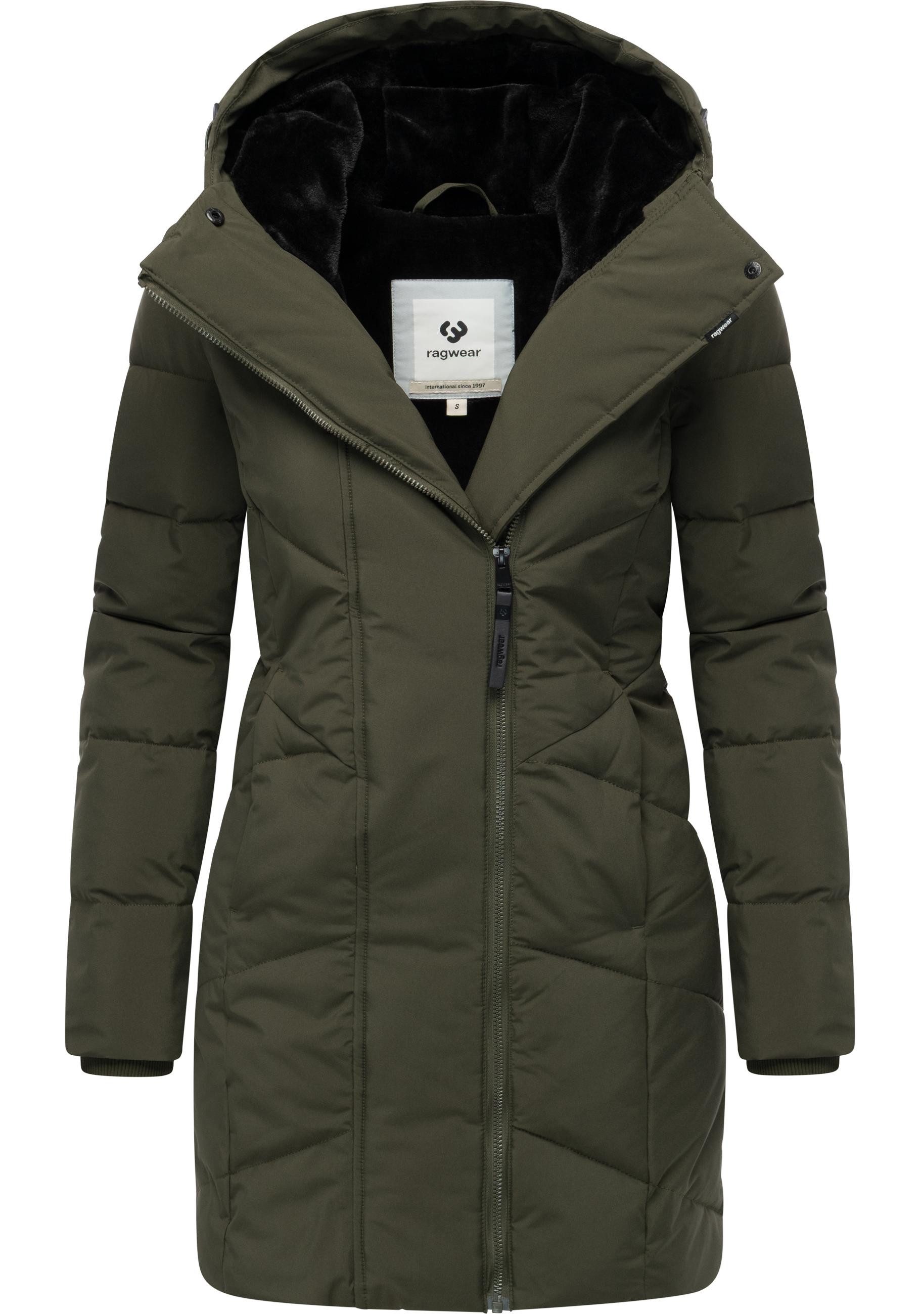 Ragwear Steppmantel Pevilla YOUMODO Wasserdichter Damen Winter gesteppter Kurzmantel
