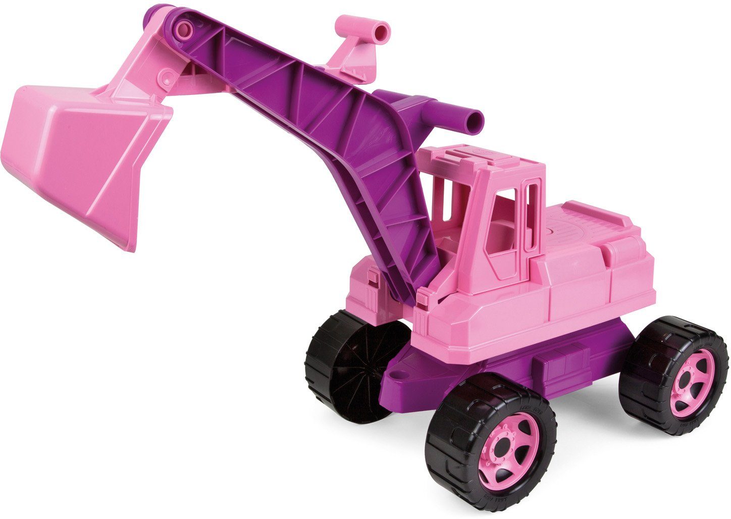 Lena® Spielzeug-Aufsitzbagger Giga Trucks, rosa, Made in Europe günstig online kaufen