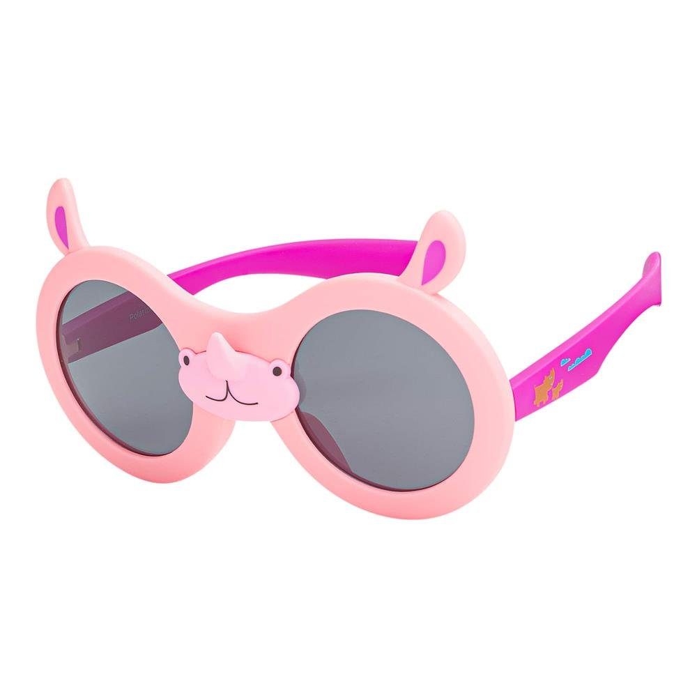 BEZLIT Eyewear Sonnenbrille Mädchen Kinder Sonnenbrille Nilpferd Motiv (1-St) mit polarisierten Linsen Rosa