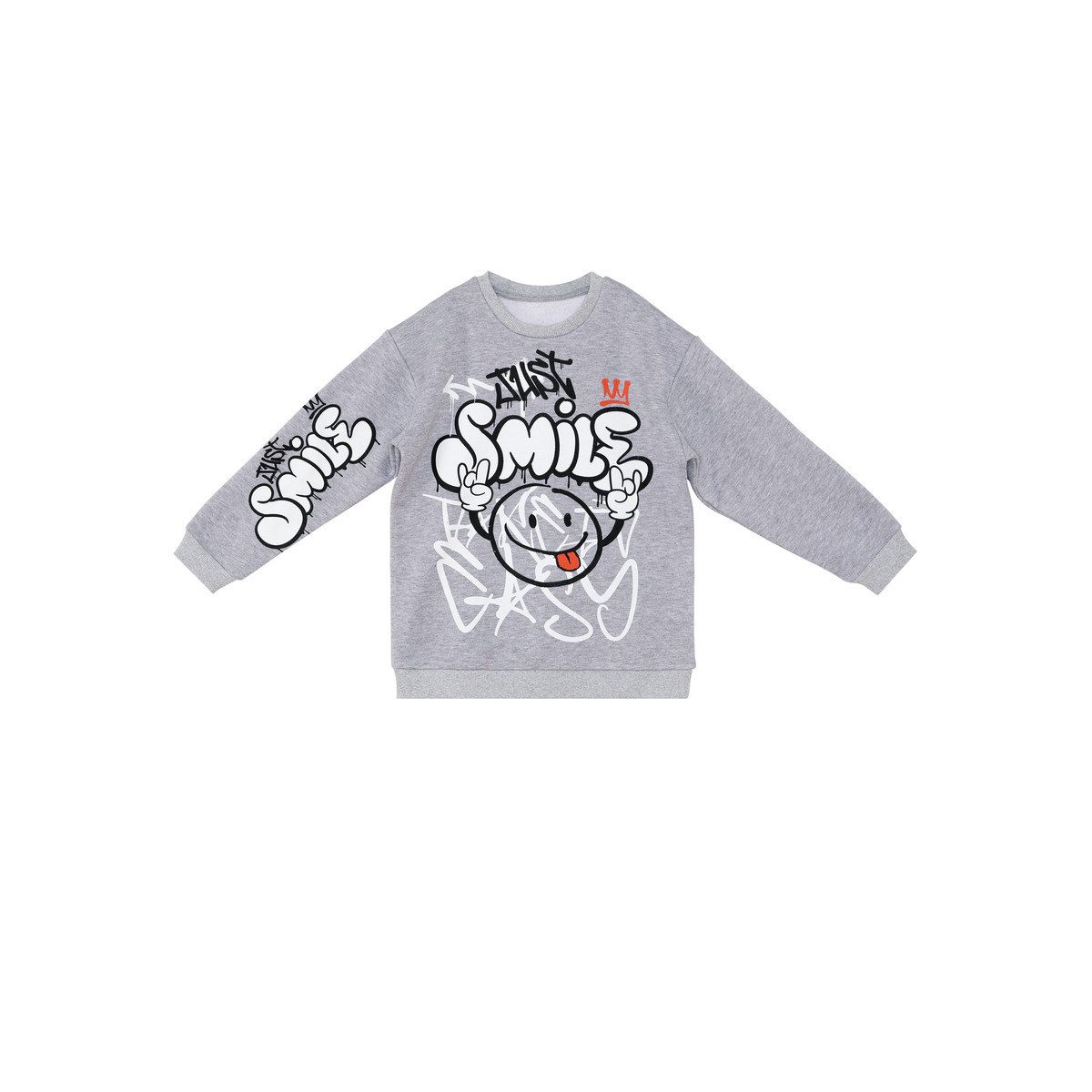 Sweatshirt Just Smile Jungen