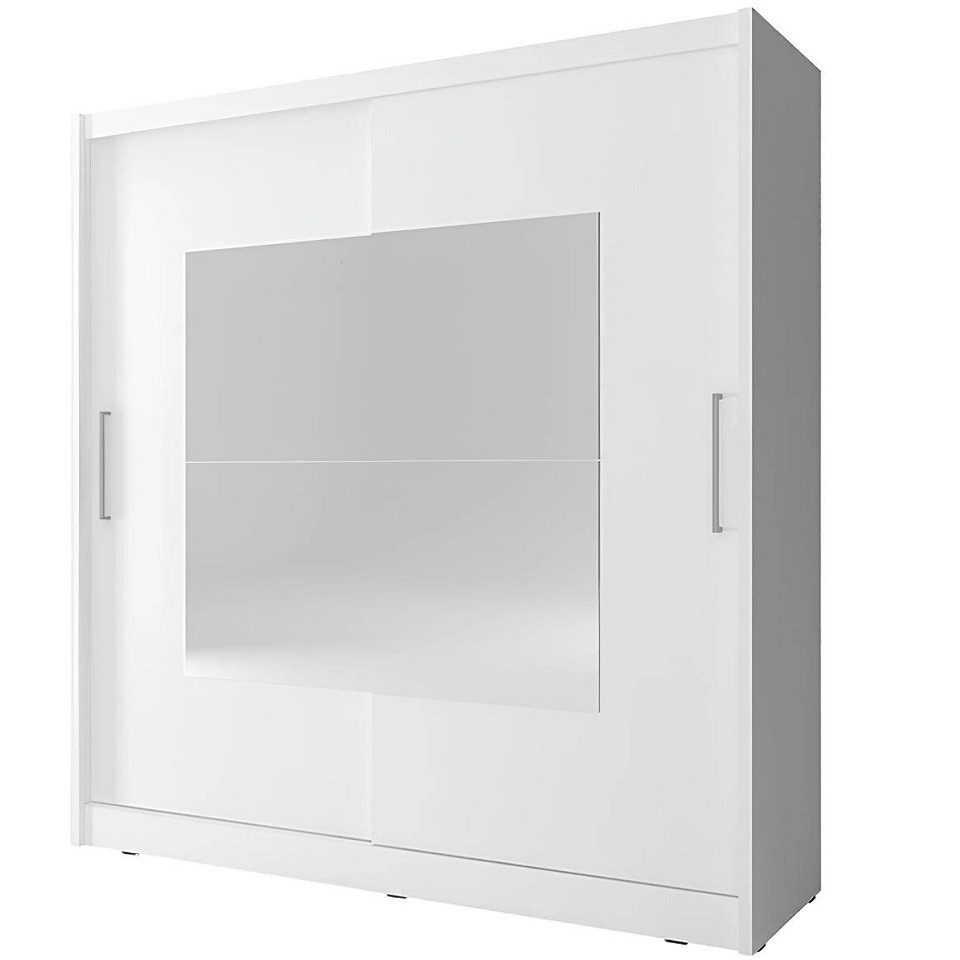 Xlmoebel Kleiderschrank Schwebetüren-Kleiderschrank aus Holz mit modernem Design (Kleiderschrank WIKI IX 180cm) Hergestellt in Europa