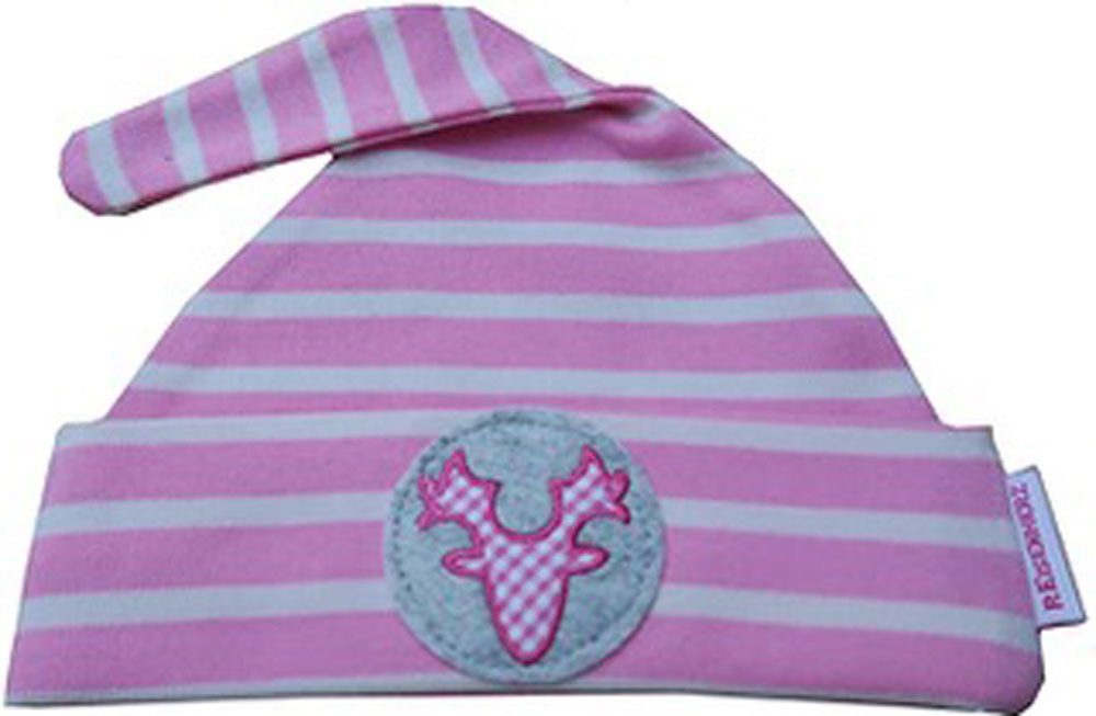 Steinnacher Bärbel Erstlingsmütze BabymützeGeweih Rosa Weiß (1-St)