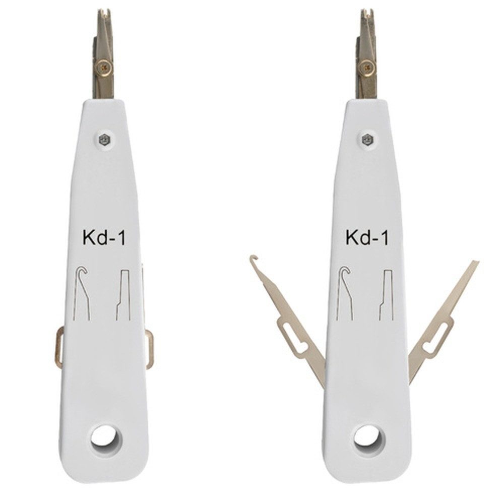 BIGSTREN Spannungsprüfer Netzwerk Werkzeugset Kabelprüfer, (Spar-Set, 1 St., 27 x 15,5 cm kompakt), Kabeltester, Crimpzange, Abisolierer, Komplettset