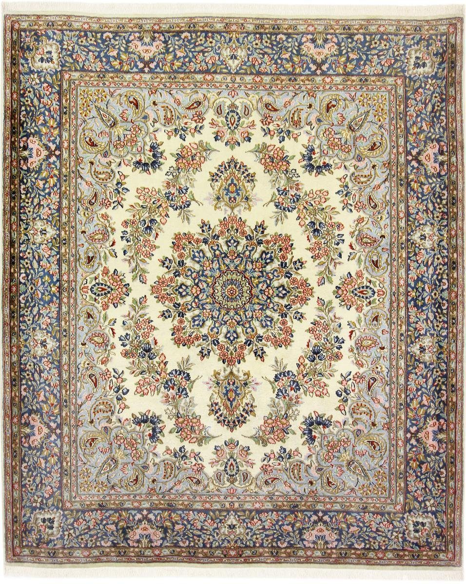 mm Nain Trading, Orientteppich Perserteppich, 12 Kerman 194x239 Orientteppich rechteckig, / Höhe: Handgeknüpfter