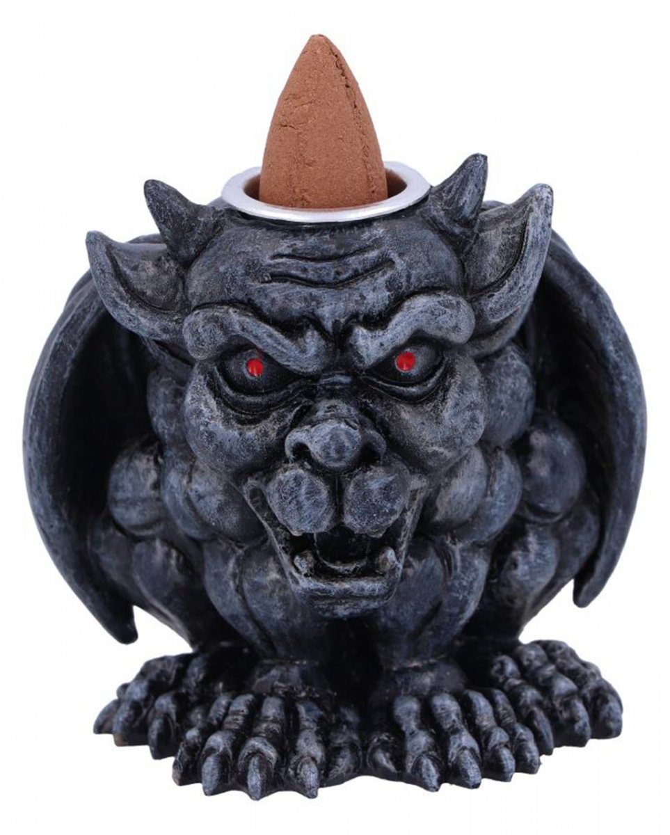 Dekofigur Kleiner Gargoyle Backflow Räucherkegelhalter 7,4cm