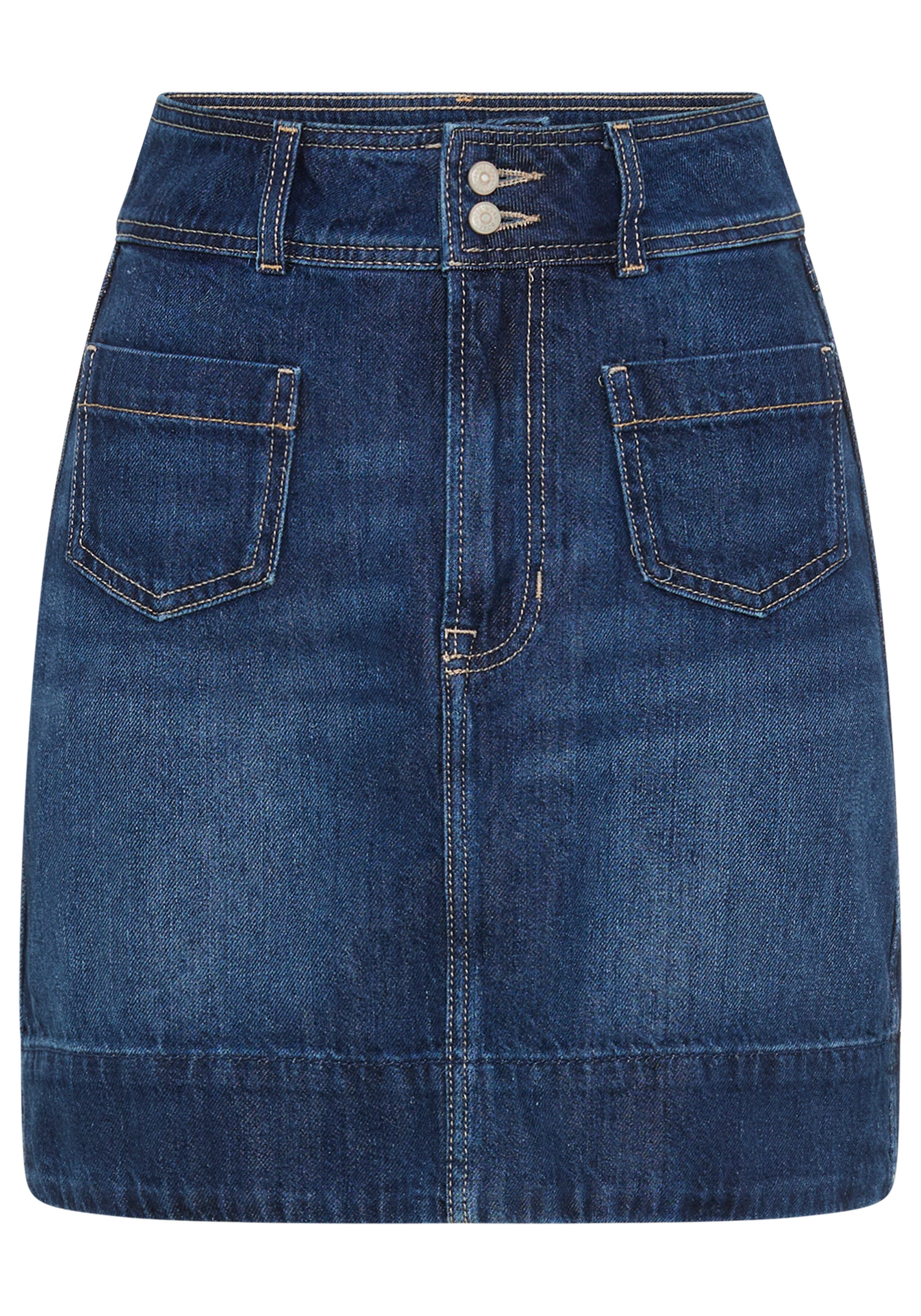 BOSS ORANGE Minirock MINI SKIRT 1.0 Premium Damenmode im 70s Look, mit hohe günstig online kaufen