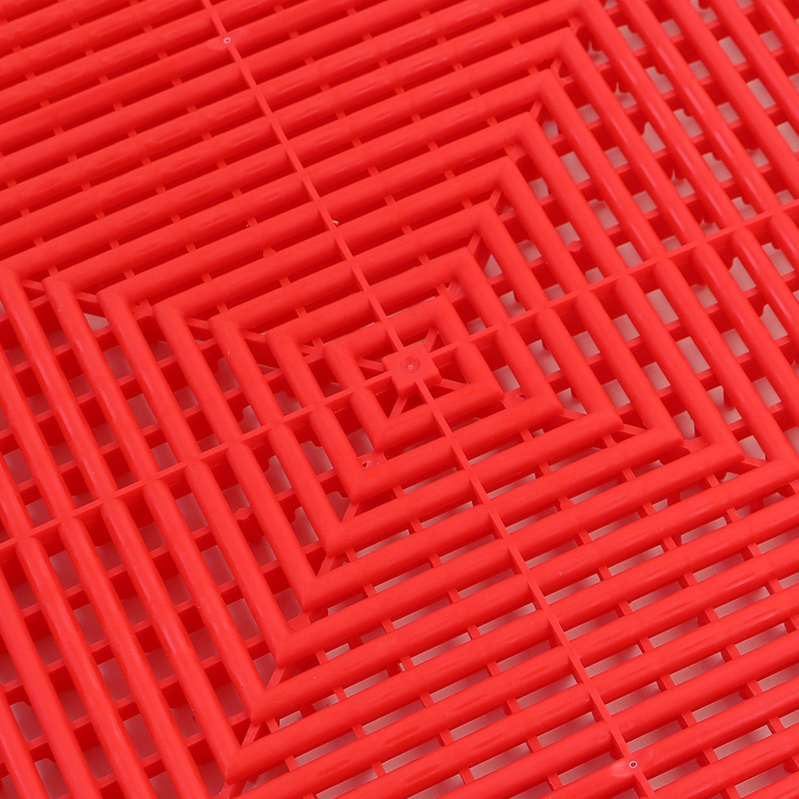 Tenzo-R Bodenfliese Performance Garagenboden Floor Rot 40x40cm, rot