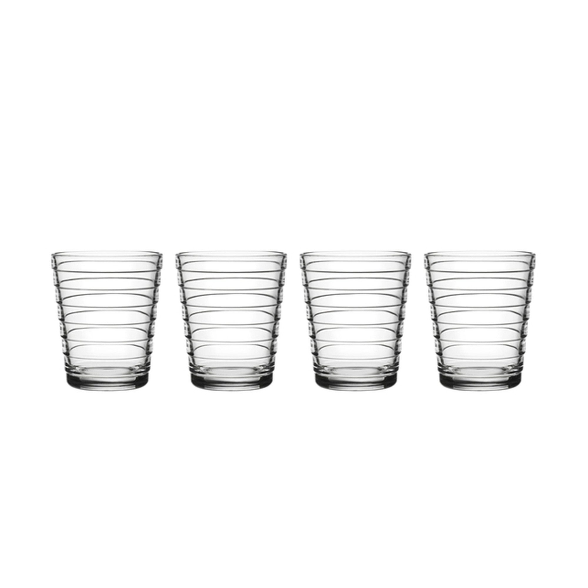 Glas Iittala Aino Aalto Trinkglas 22cl klar 4er Set
