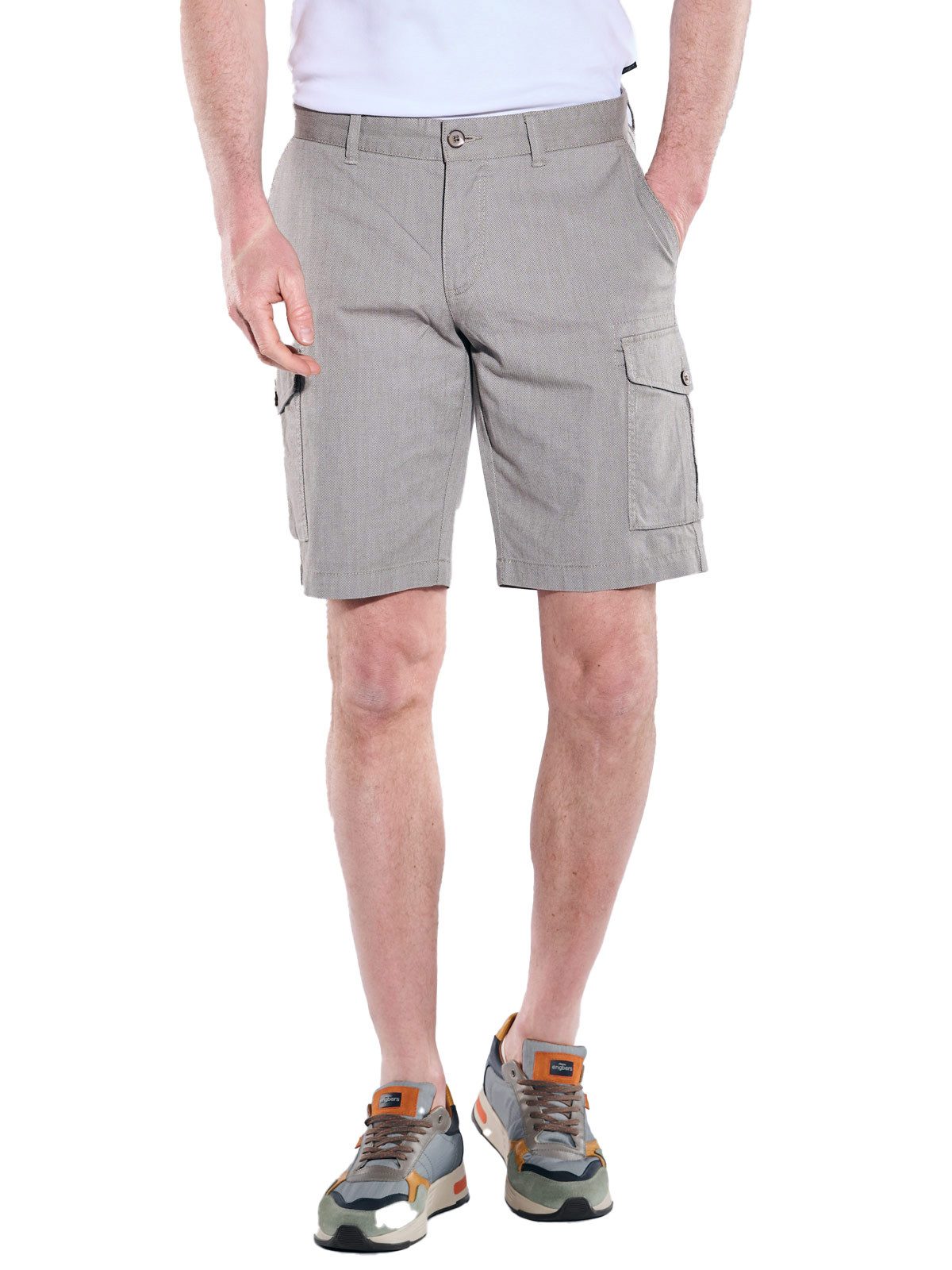 Engbers Cargobermudas Herren Cargo-Bermuda regular, Hellbraun