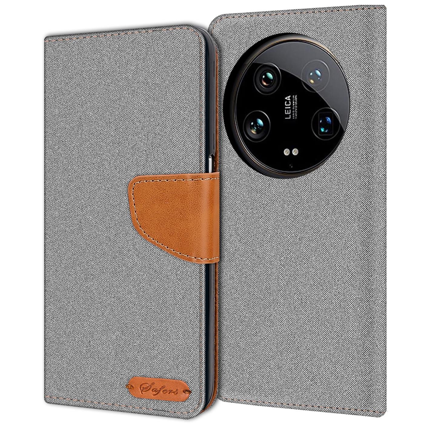 CoolGadget Handyhülle Flip Case Wallet Cover Book Tasche für Xiaomi 14 Ultra 6,73 Zoll, Handy Tasche mit Kartenfach Book Schutzhülle