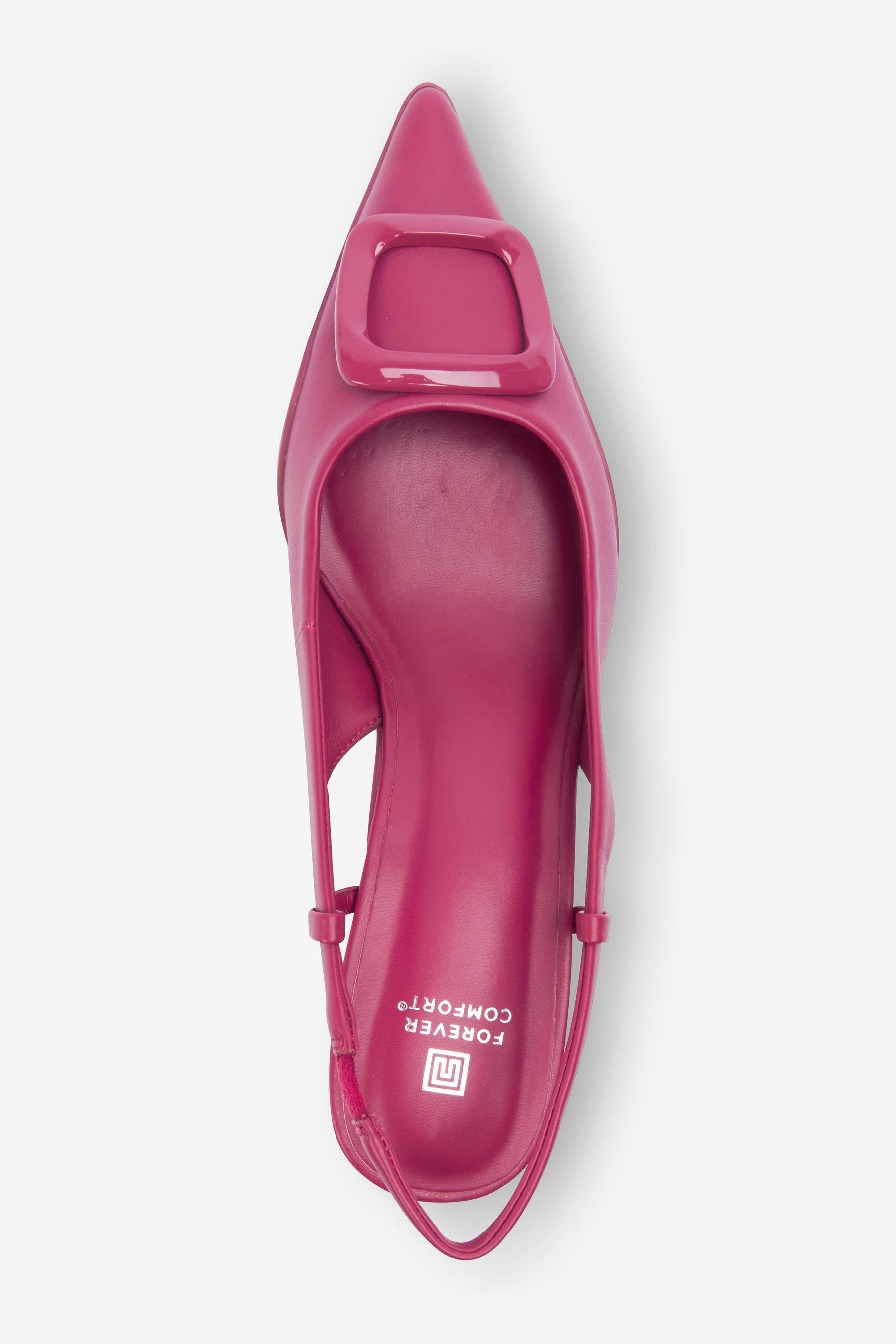 mit Next Kitten-Heel-Absatz (1-tlg) Pink Comfort® Slingbacks Pumps Forever