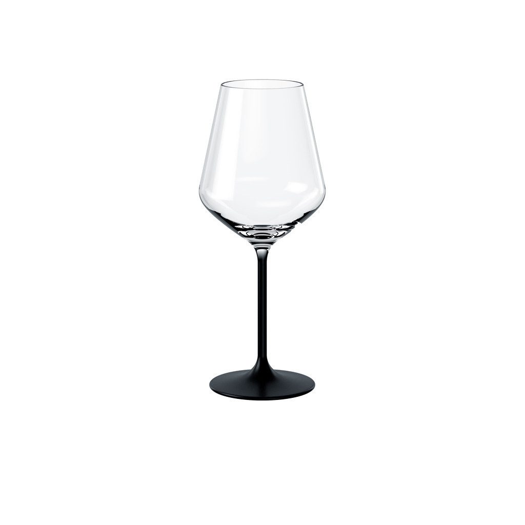 Villeroy & Boch Gläser-Set Manufacture Rock Rotwein, 4-tlg., Glas, Kristallglas, 4 Stck, Handwäsche empfohlen